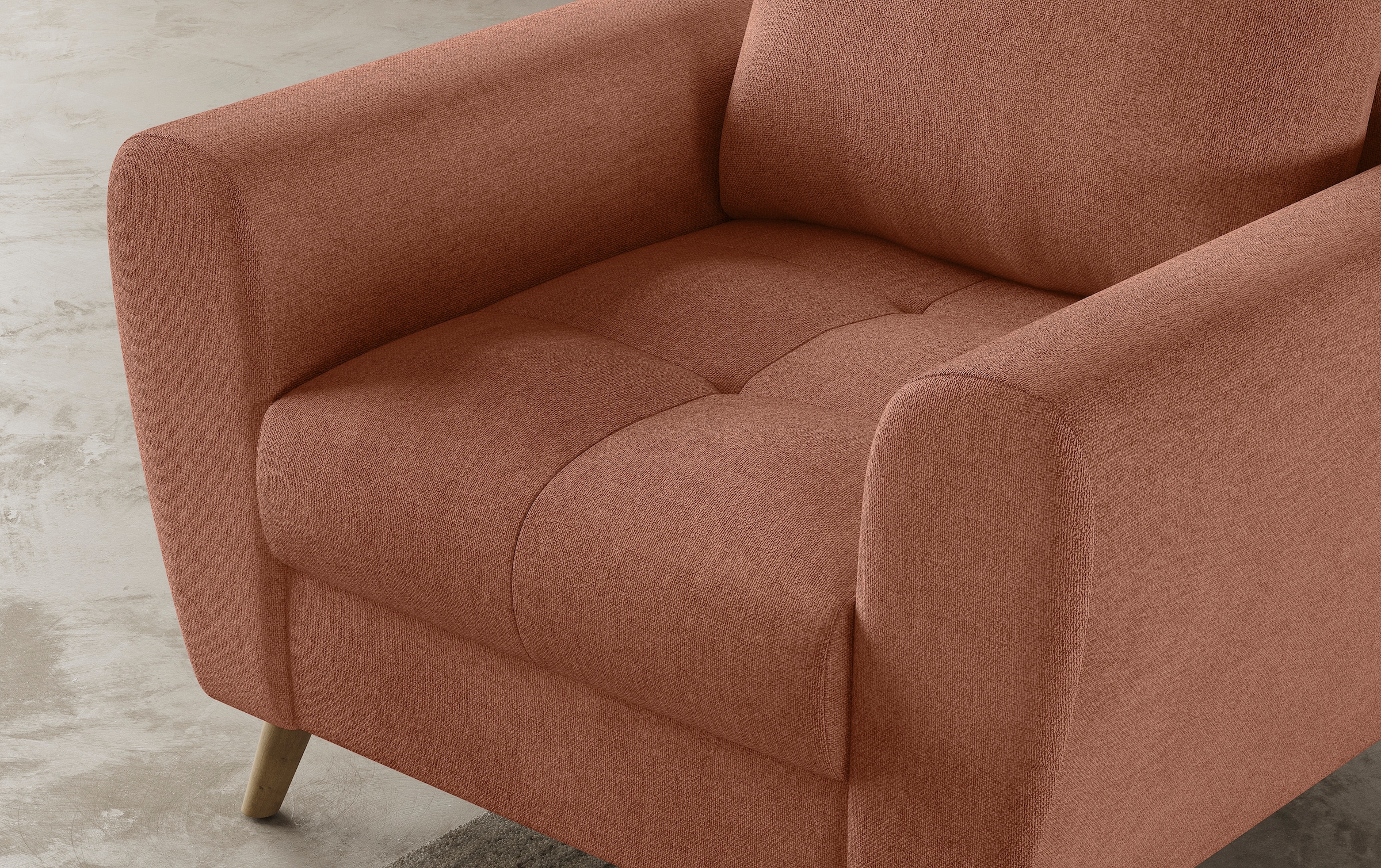 Mr. Couch Sessel »Blackburn II«, Passend zu der Garnitur, mit Kaltschaumpolsterung bis 140 kg belastbar