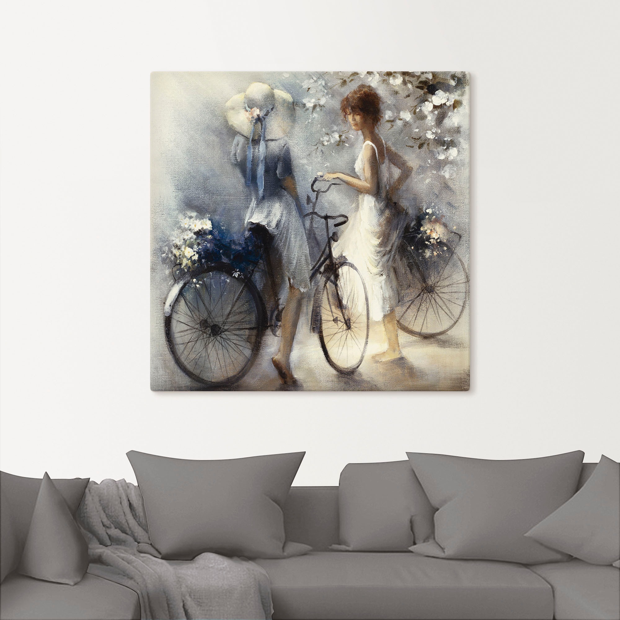 Artland Wandbild »Frühling III«, Frau, (1 St.), als Leinwandbild, Poster, Wandaufkleber in verschied. Grössen