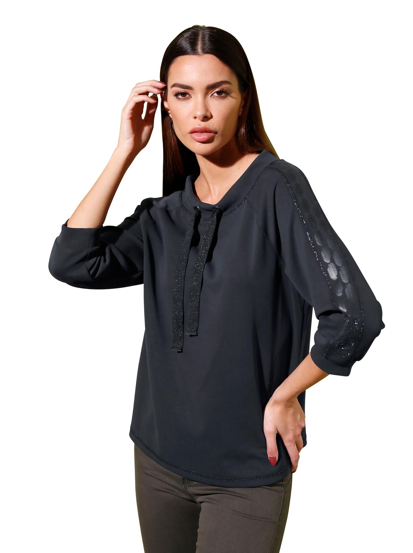 Image of creation L 3/4-Arm-Shirt »Sweatshirt«, (1 tlg.) bei Ackermann Versand Schweiz