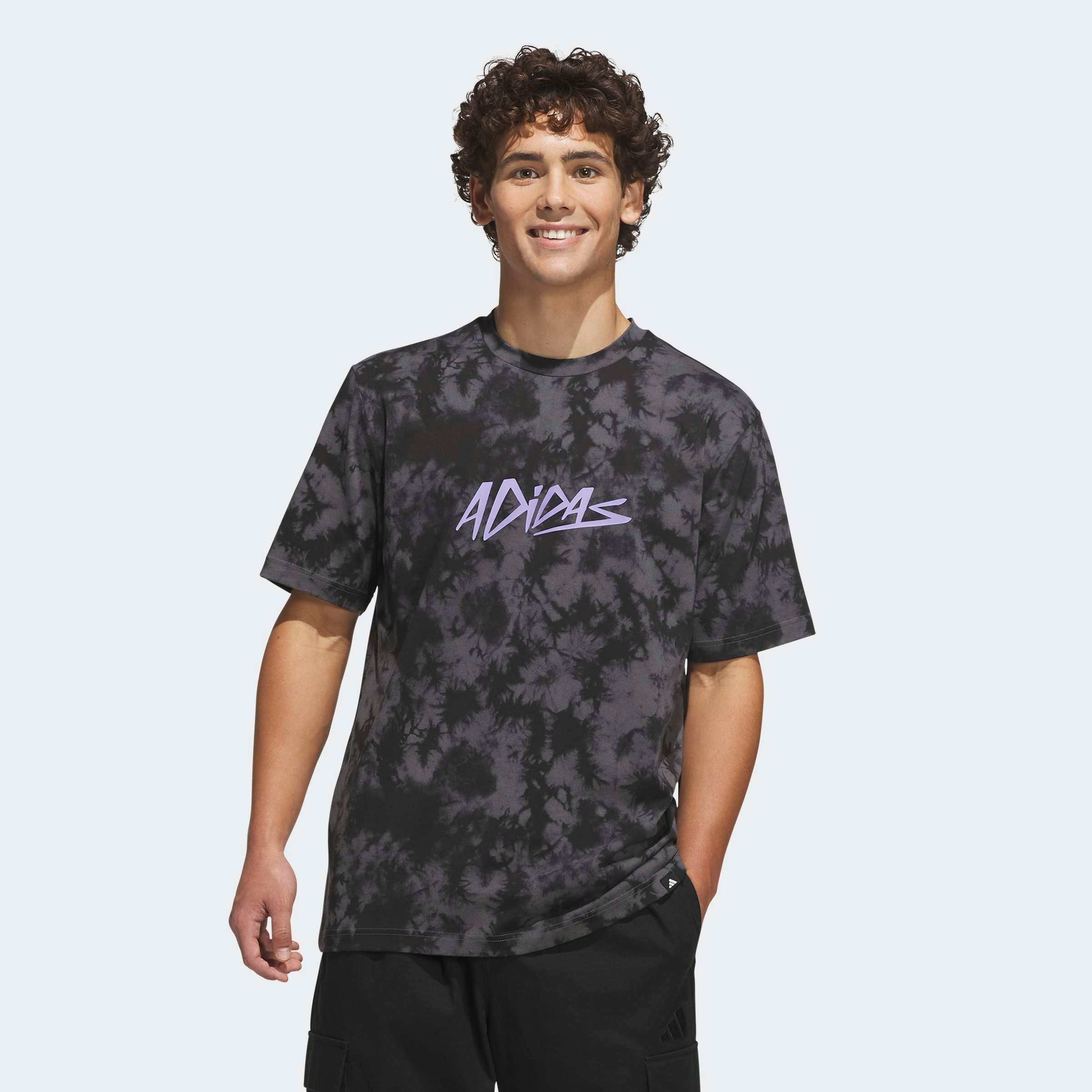 Image of adidas Sportswear T-Shirt "LUX COLOR GRAFIK" sportlicher Stil, mit Rundhalsausschnitt, aus Baumwolle