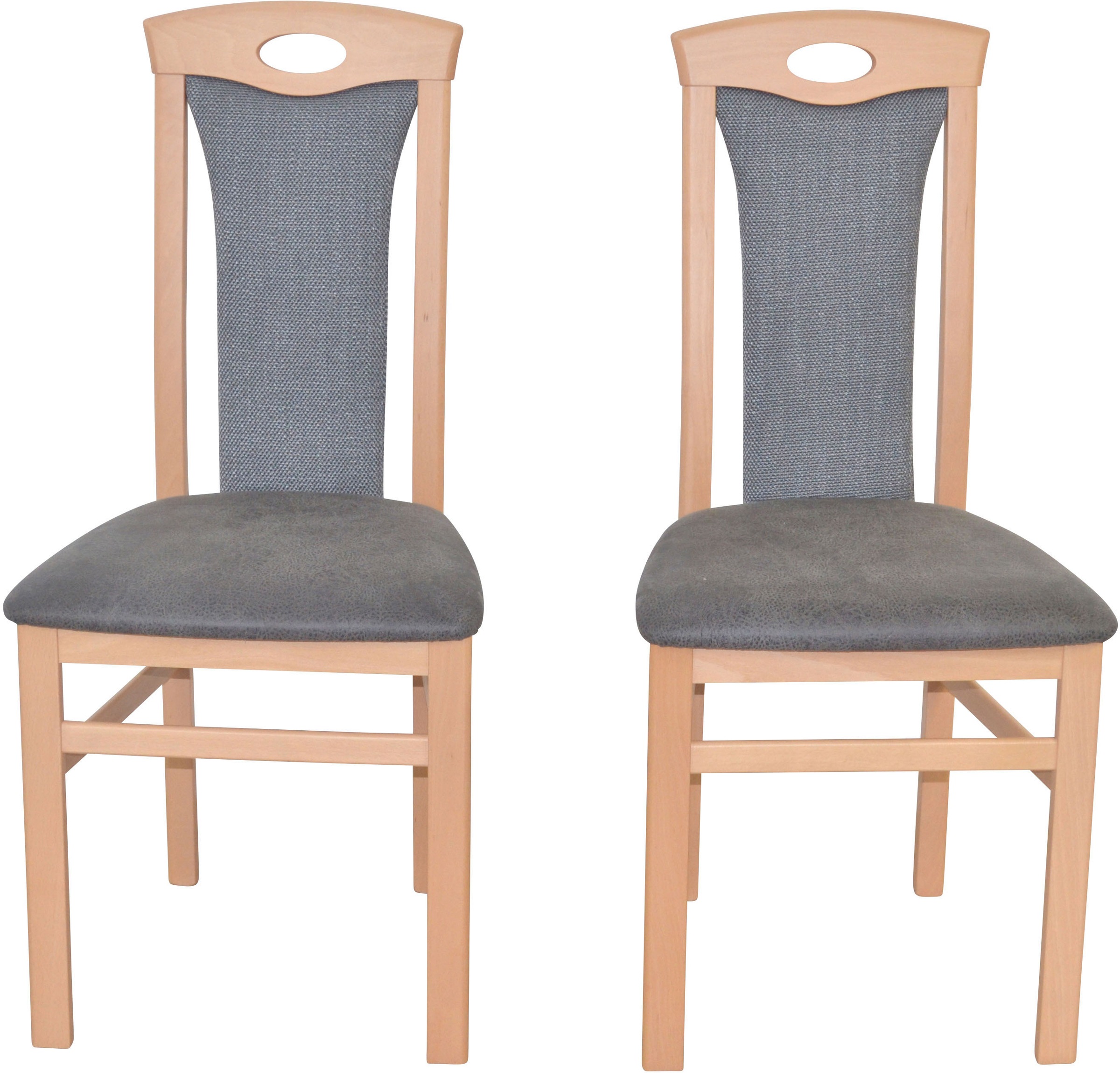 HOFMANN LIVING AND MORE Essgruppe »5tlg. Tischgruppe« Spar-Set, 5tlg. Tischgruppe, 5 Stk. tlg. Stühle montiert