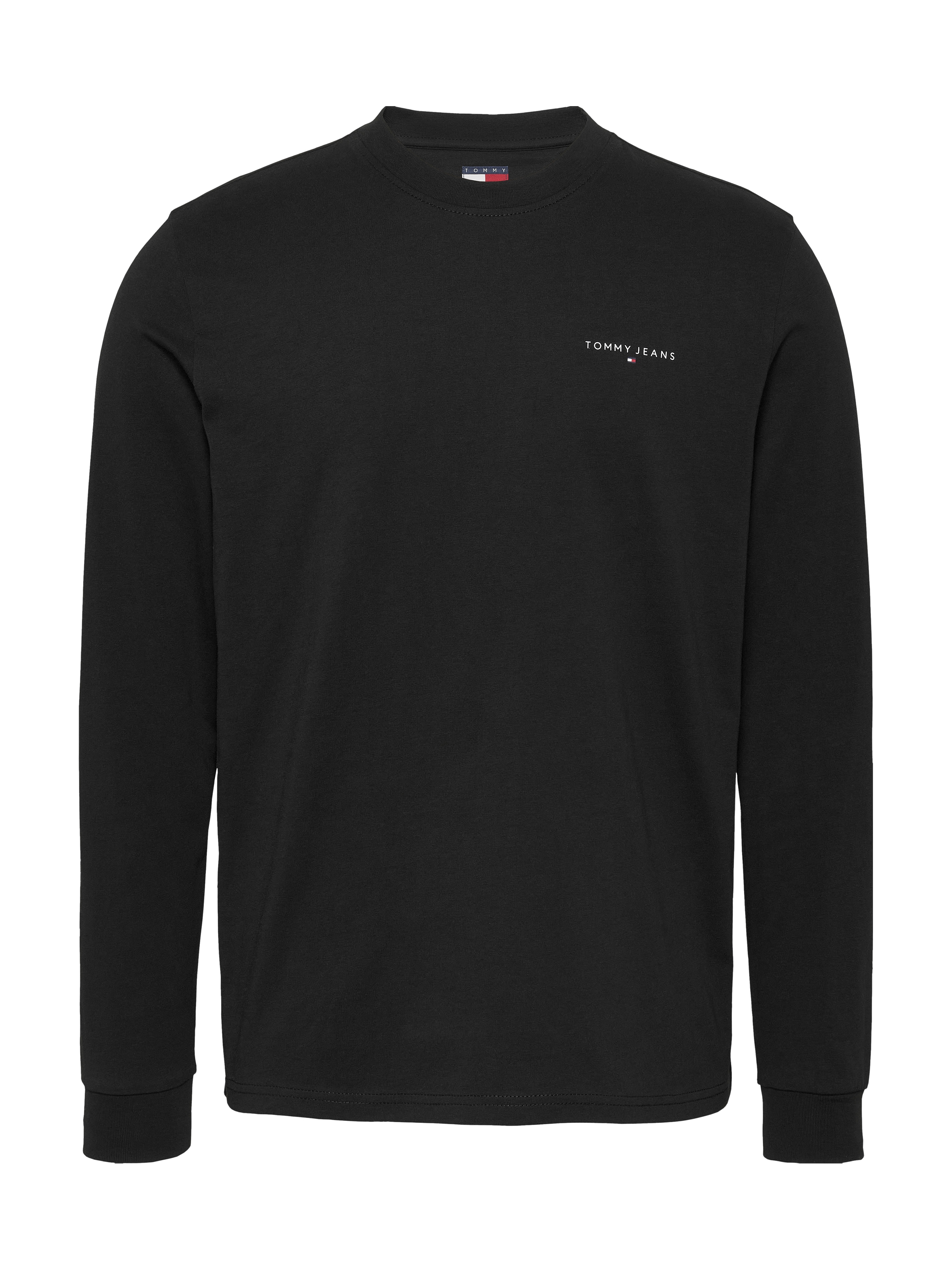 Tommy Jeans Langarmshirt »TJM SLIM LINEAR CHEST LS TEE EXT«, in Unifarbe