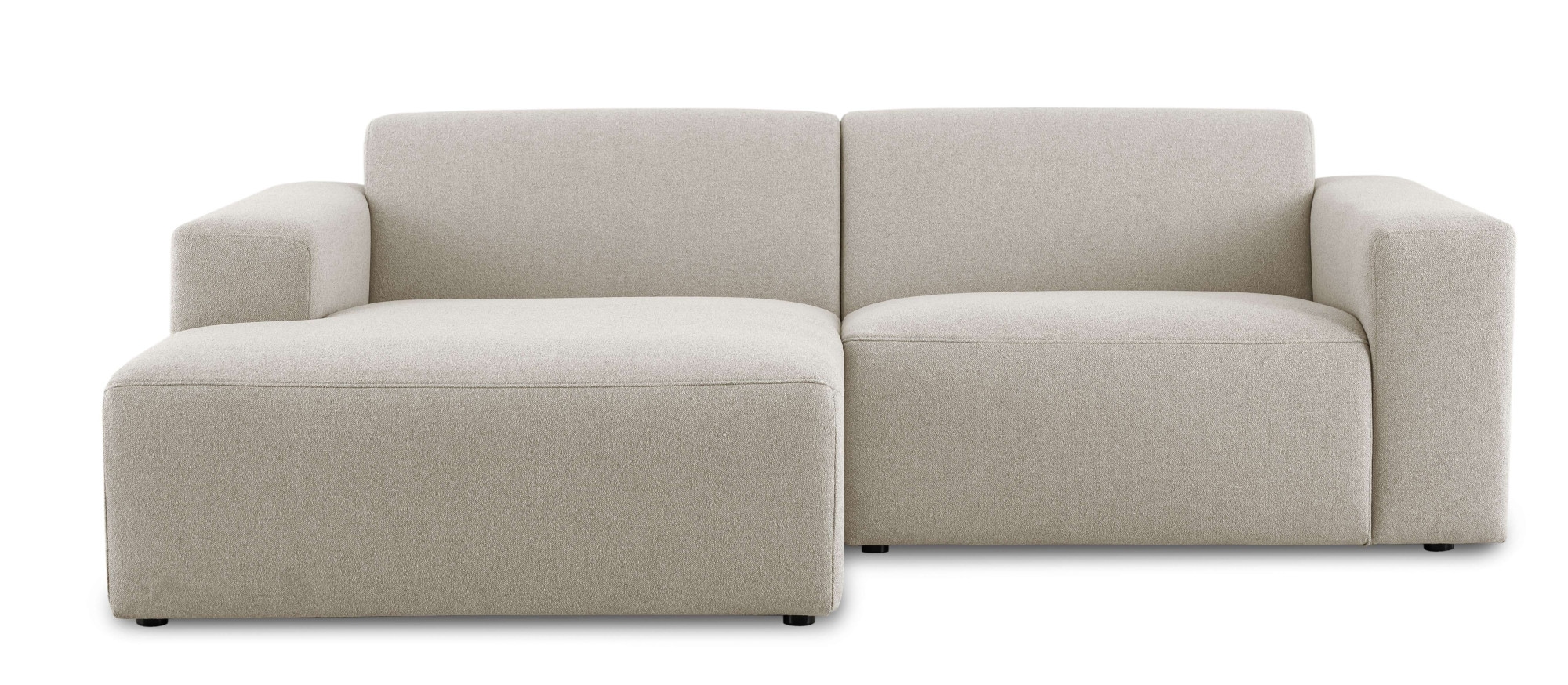 INOSIGN Ecksofa »Koa,228cm, L-Form, Modulsofa, Webstoff, Cord, Struktur«, Designsofa, weicher Lounge-Sitzkomfort, Welleunterfederung, bodentief
