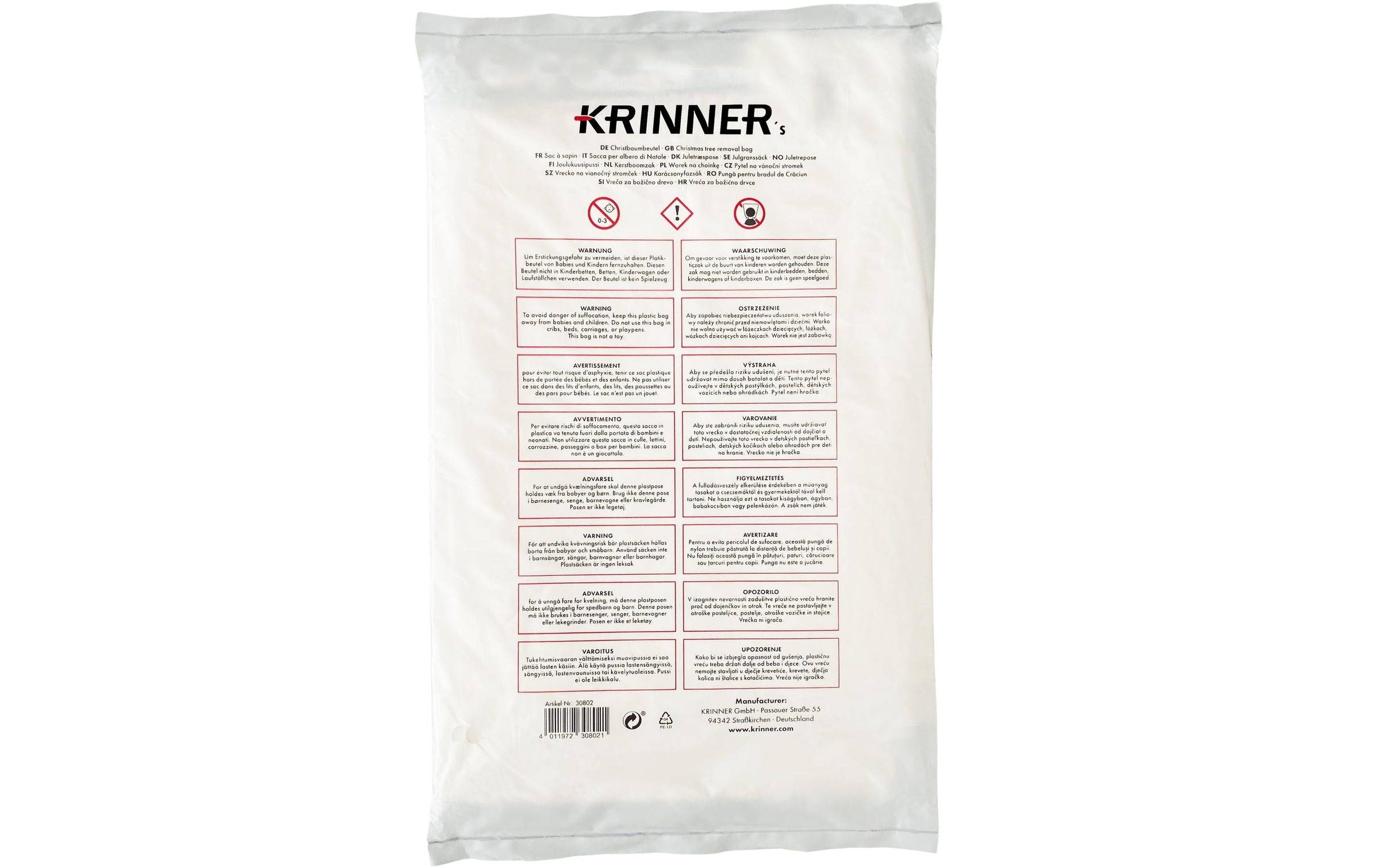 Krinner Aufbewahrungstasche »230 x 180 cm, Weiss«