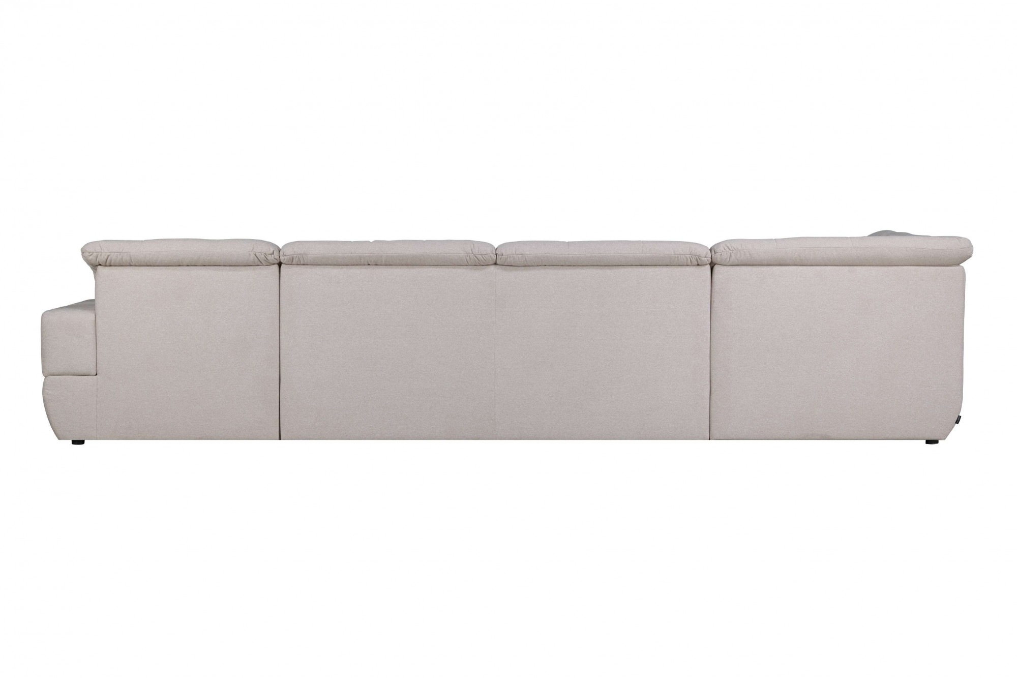 INOSIGN Wohnlandschaft »BRISBANE NEU U-Form«, mit feiner Steppung, Matten-Optik, incl. Zierkissen
