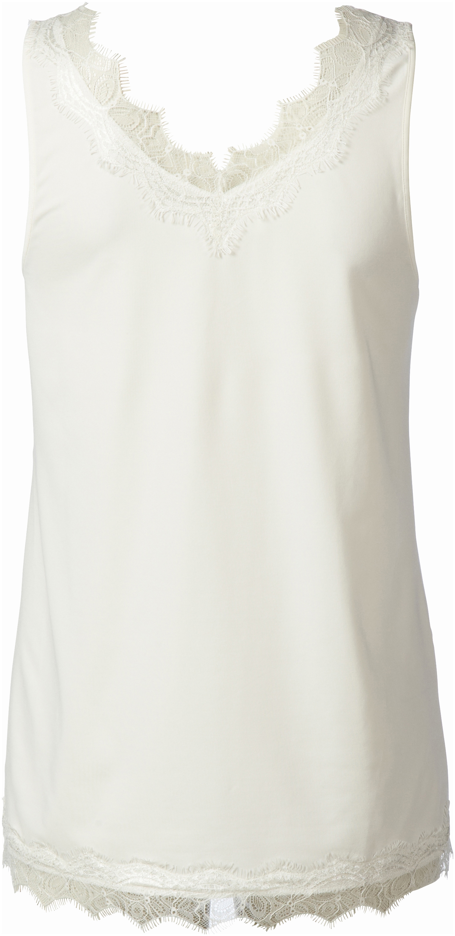 rosemunde Spitzentop »Billie Tank Top« Vintage-Spitzenbesatz an V- Ausschnitt und Saum