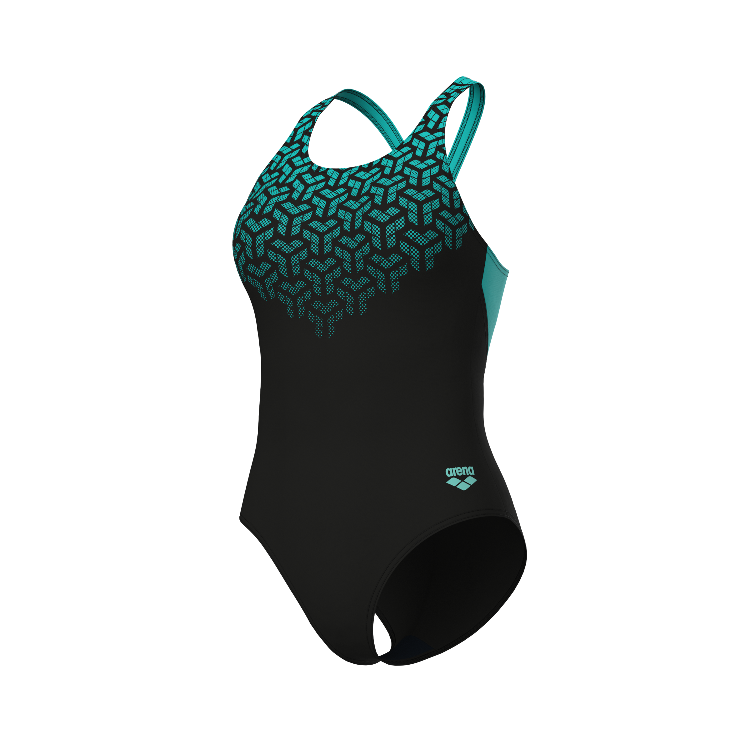 Arena Maillot de bain »WOMEN'S ARENA KIKKO V SWIMSUIT V BACK GRAPHIC« 1 cuis tlg. mit UV-Schutz UPF 50+