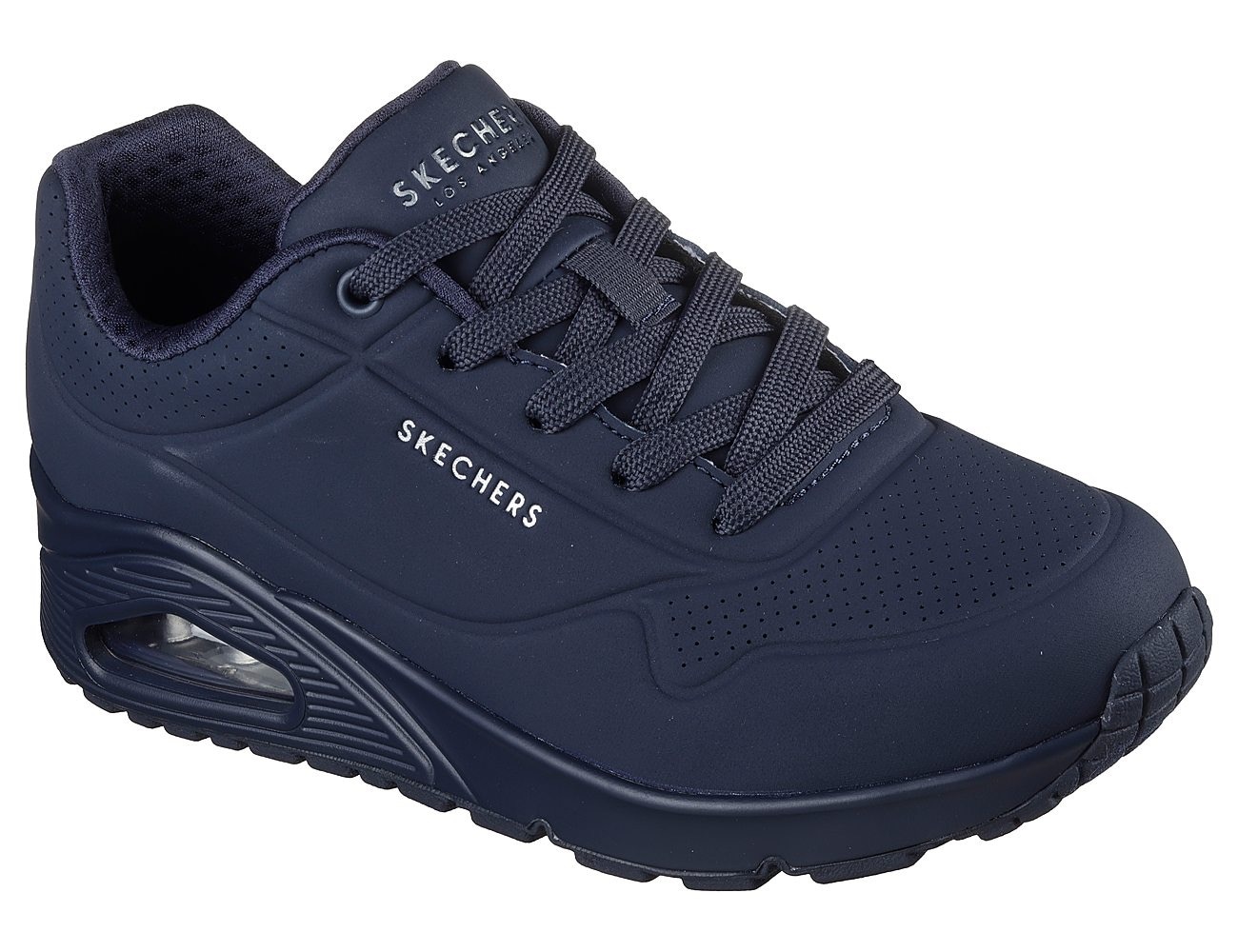 Image of Skechers Wedgesneaker "UNO STAND ON AIR" Freizeitschuh, Halbschuh, Schnürschuh weich gepolsterte Innensohle