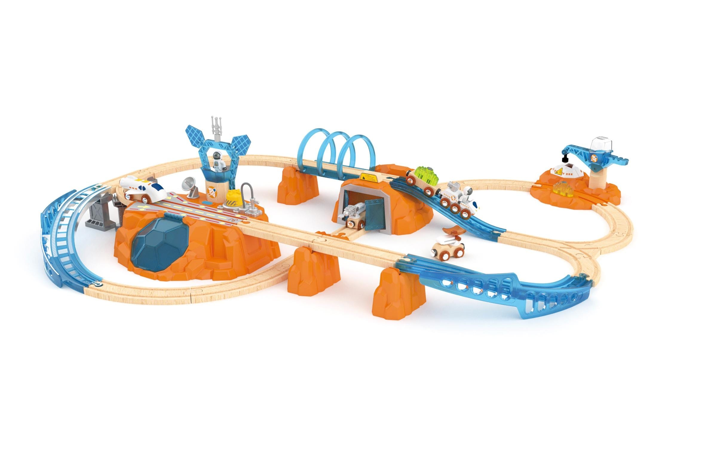 Image of Hape Spielzeug-Eisenbahn "Mars Exploration Rail Set"