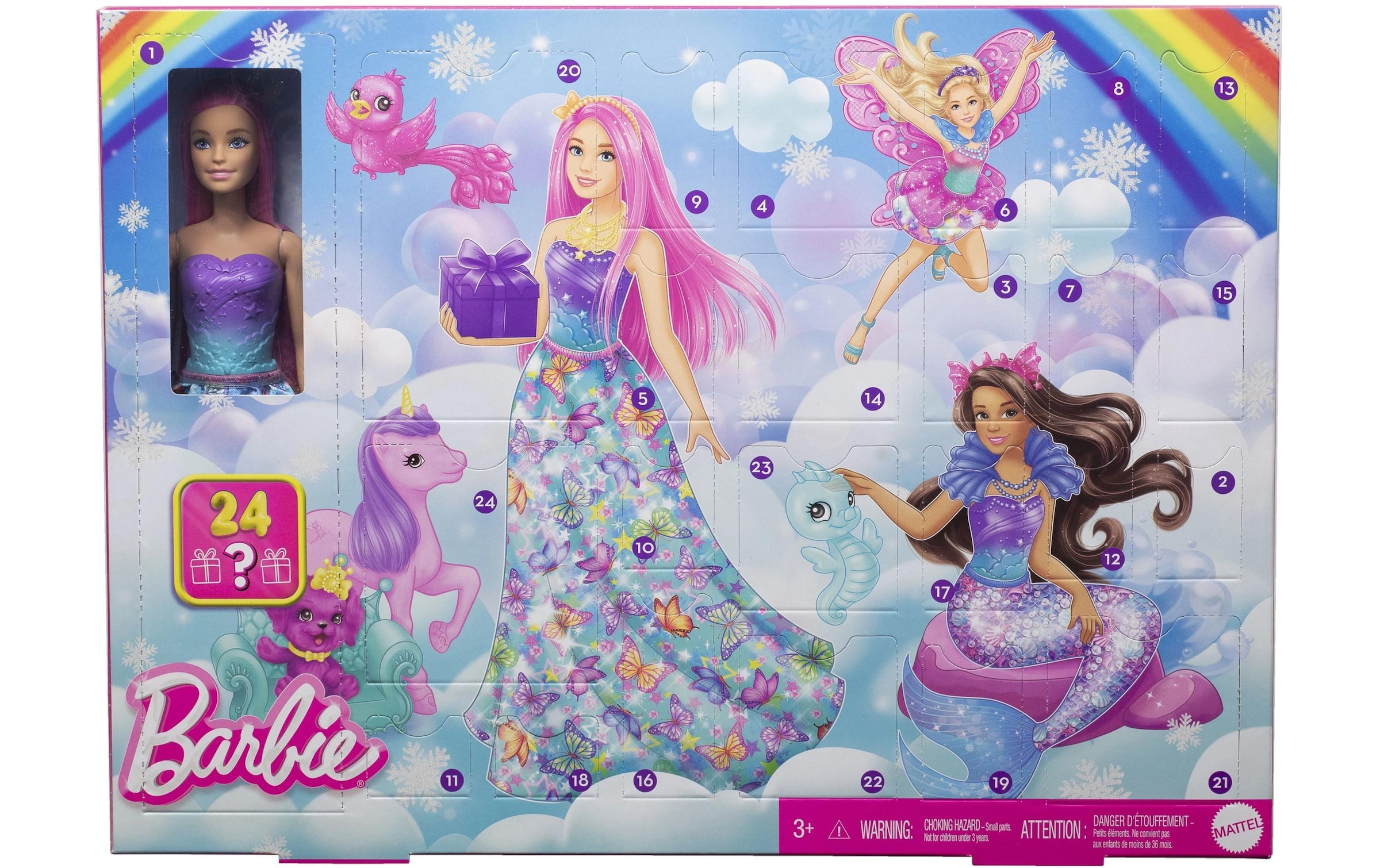 Adventskalender »Barbie Dreamtopia 2024«, ab 3 Jahren