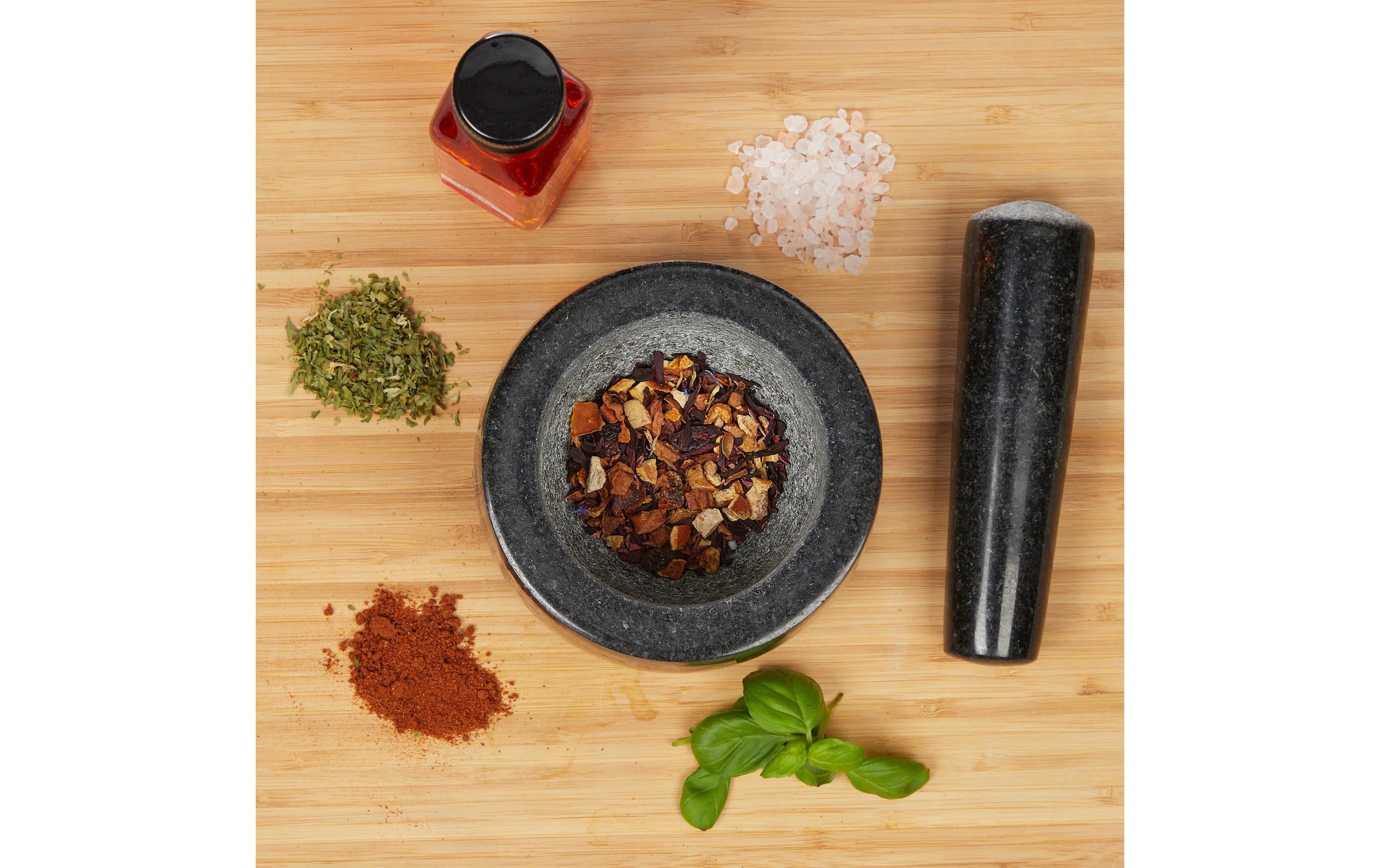 relaxdays Mortier »mit Stössel 12 cm«