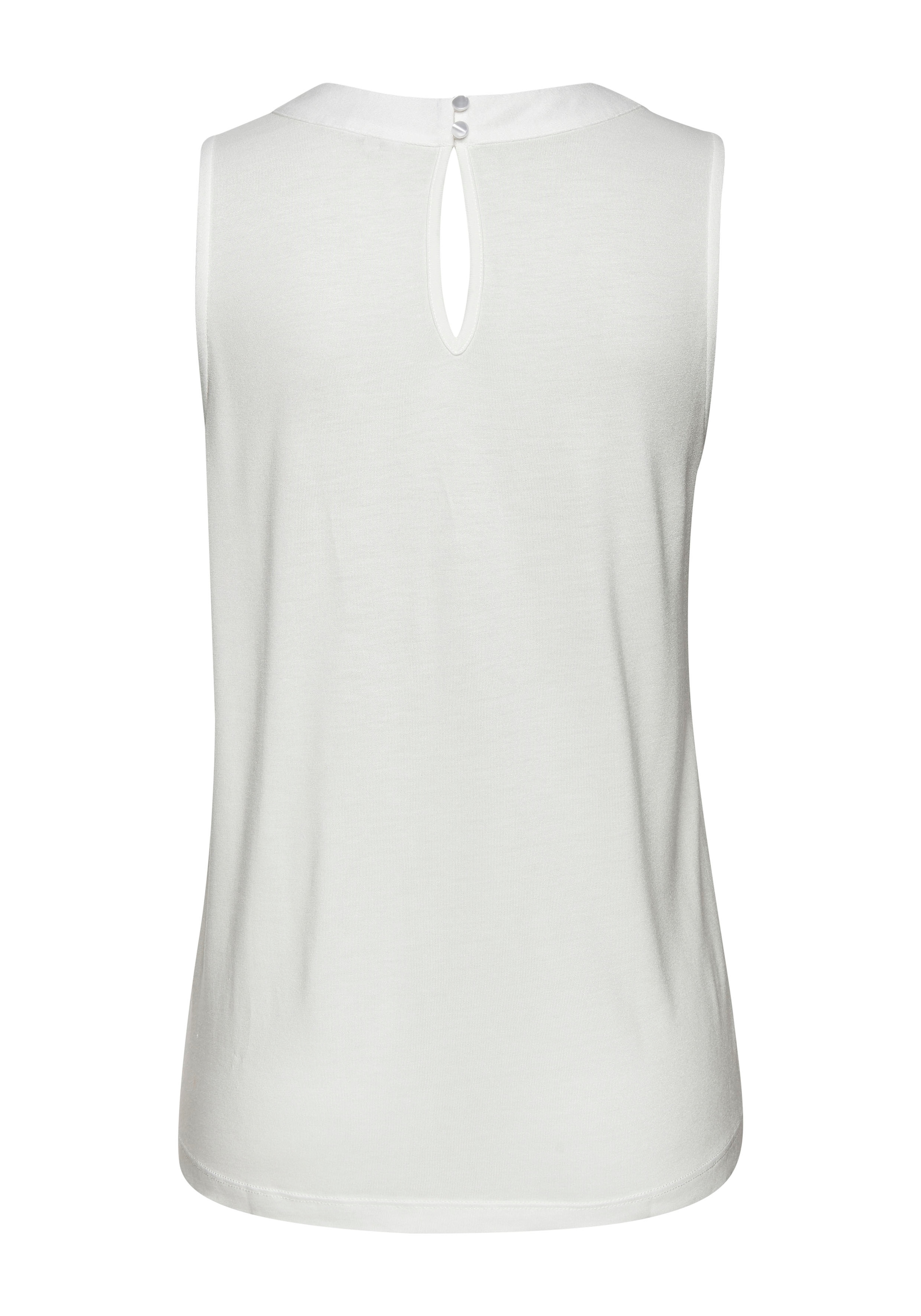 Beachtime Tanktop, mit besonderem Ausschnitt, schlichtes Blusentop, elegant