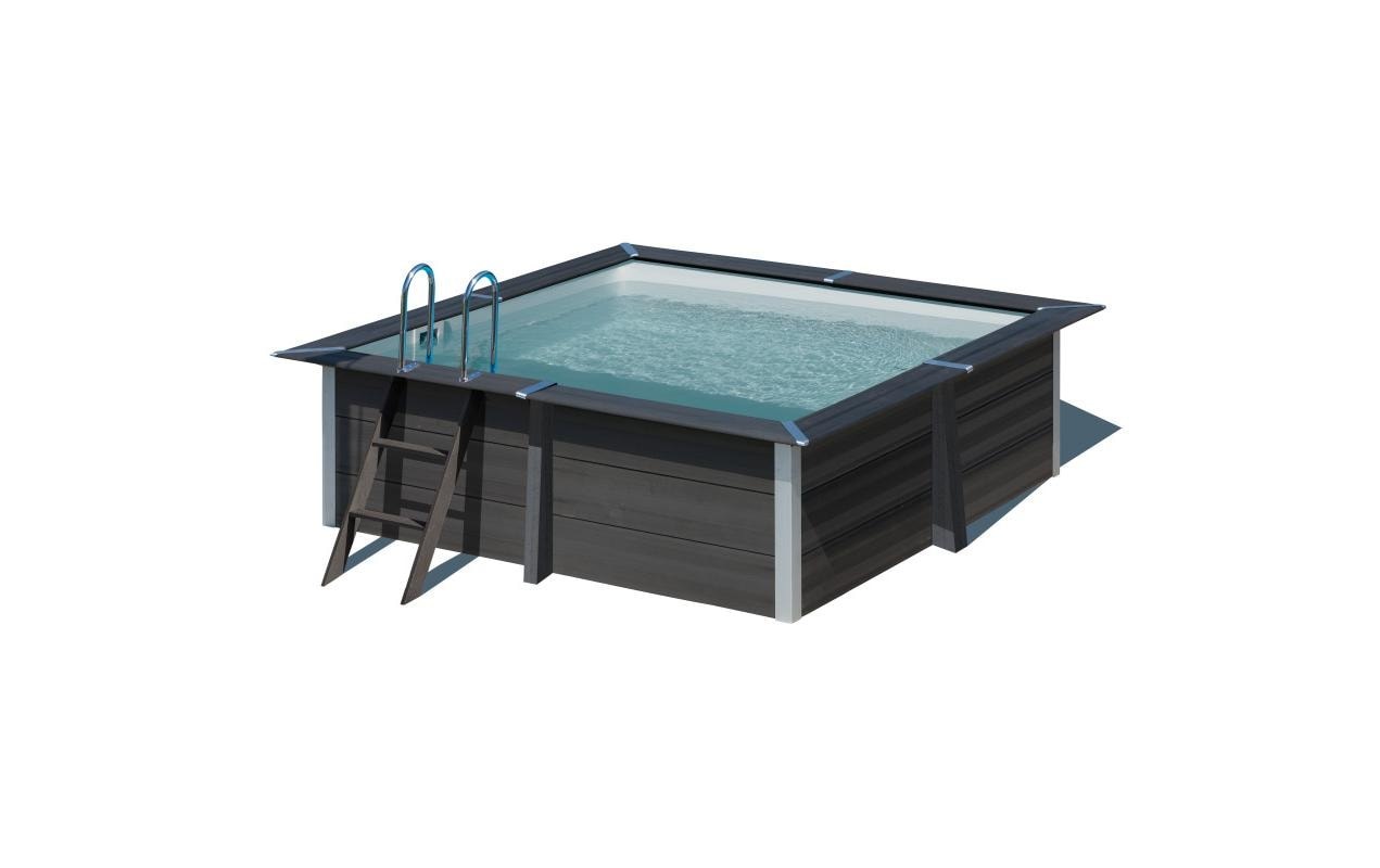 Image of Gre Rechteckpool "Avantgarde" 6-tlg., Composite Pool, BxLxH: 326x326x96 cm