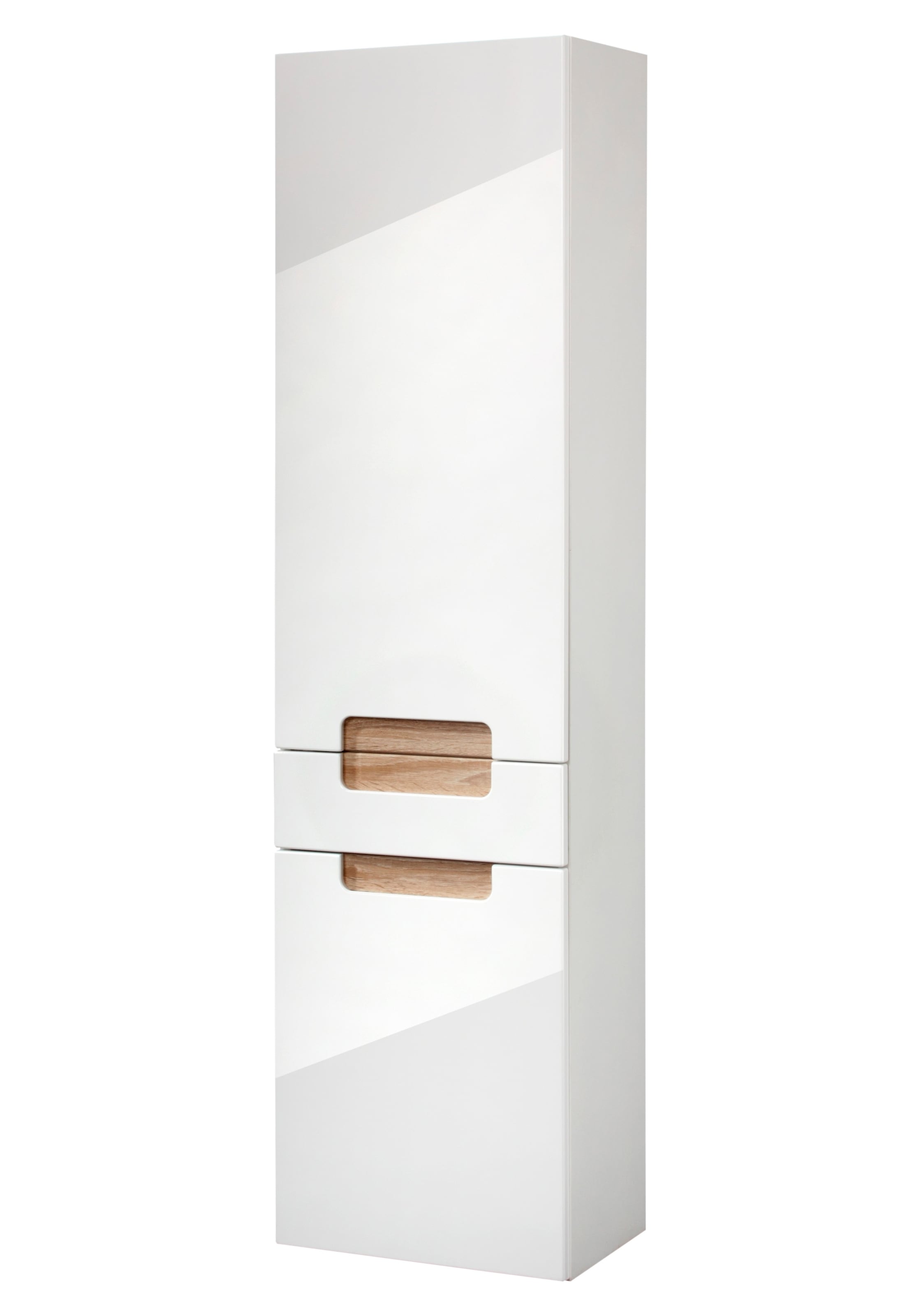 Hochschrank »Siena«, Breite 40 cm, mit hochglänzenden Fronten in weiss