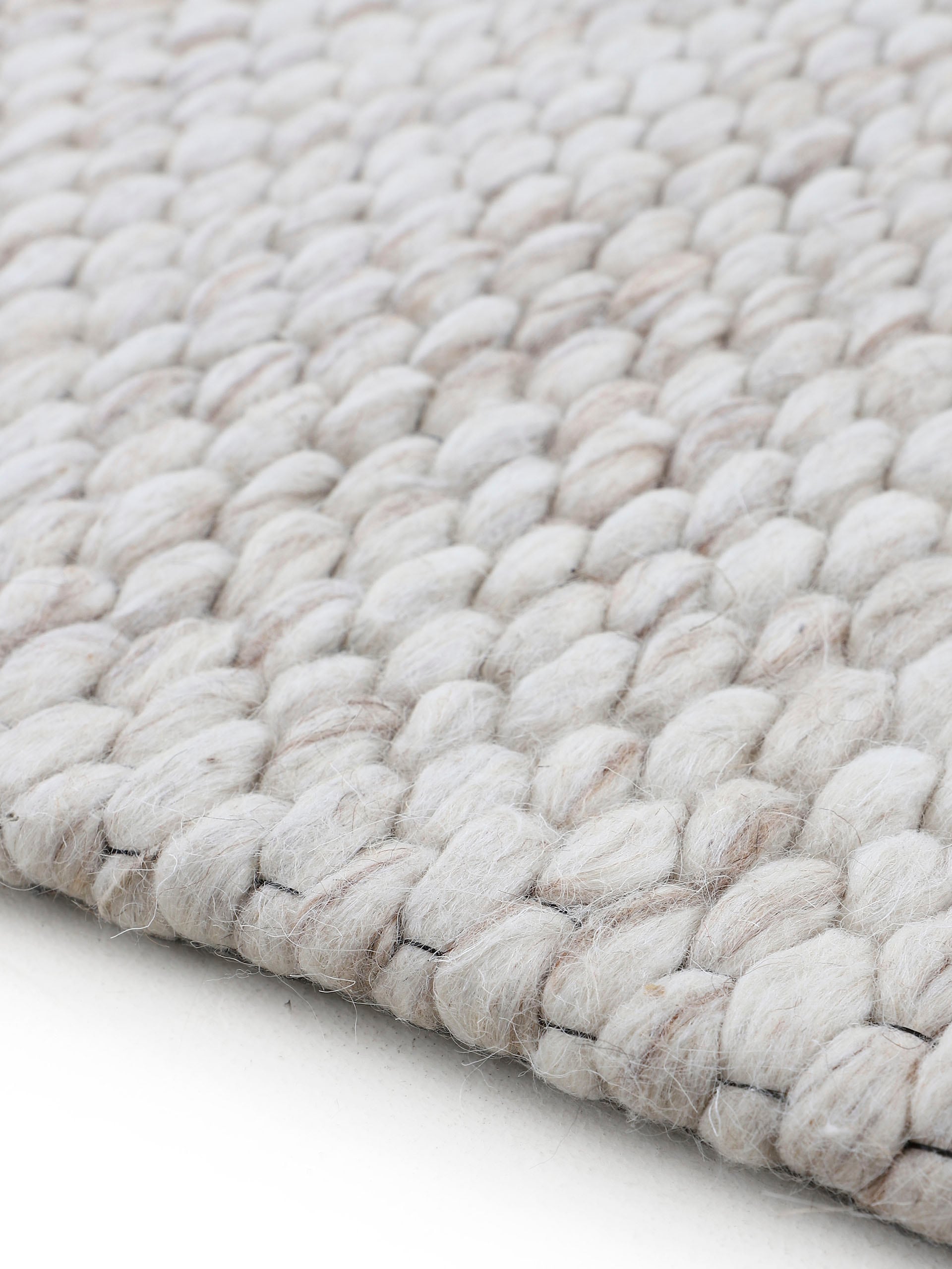 carpetfine Wollteppich »Sina«, handgewebt, & kaufen meliert, rechteckig, Teppich, reine kuschelig jetzt weich Wolle, Handweb