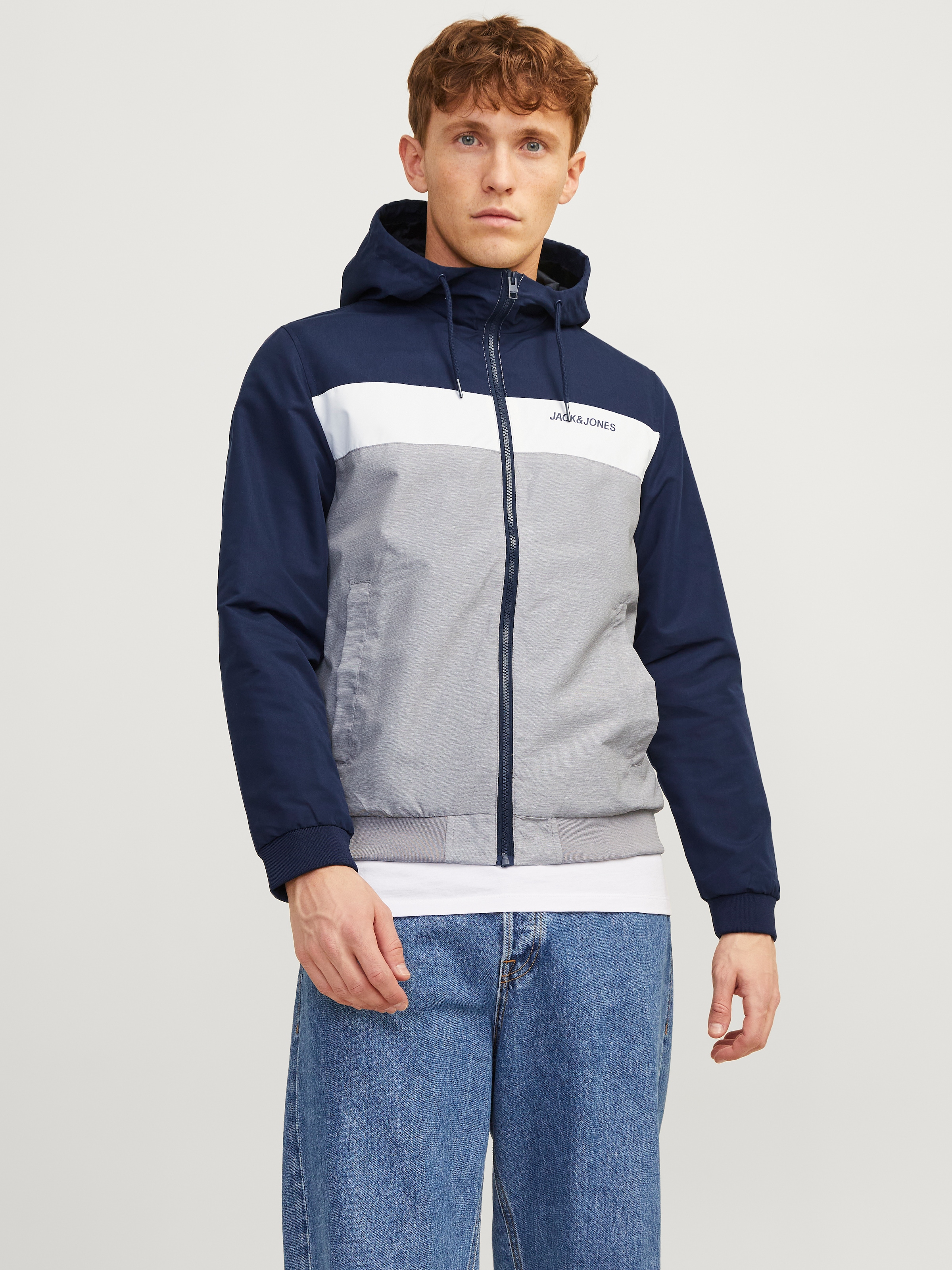 Jack & Jones Blouson »JJERUSH mit Kapuze« mit Kapuze mit praktischer Kapuze