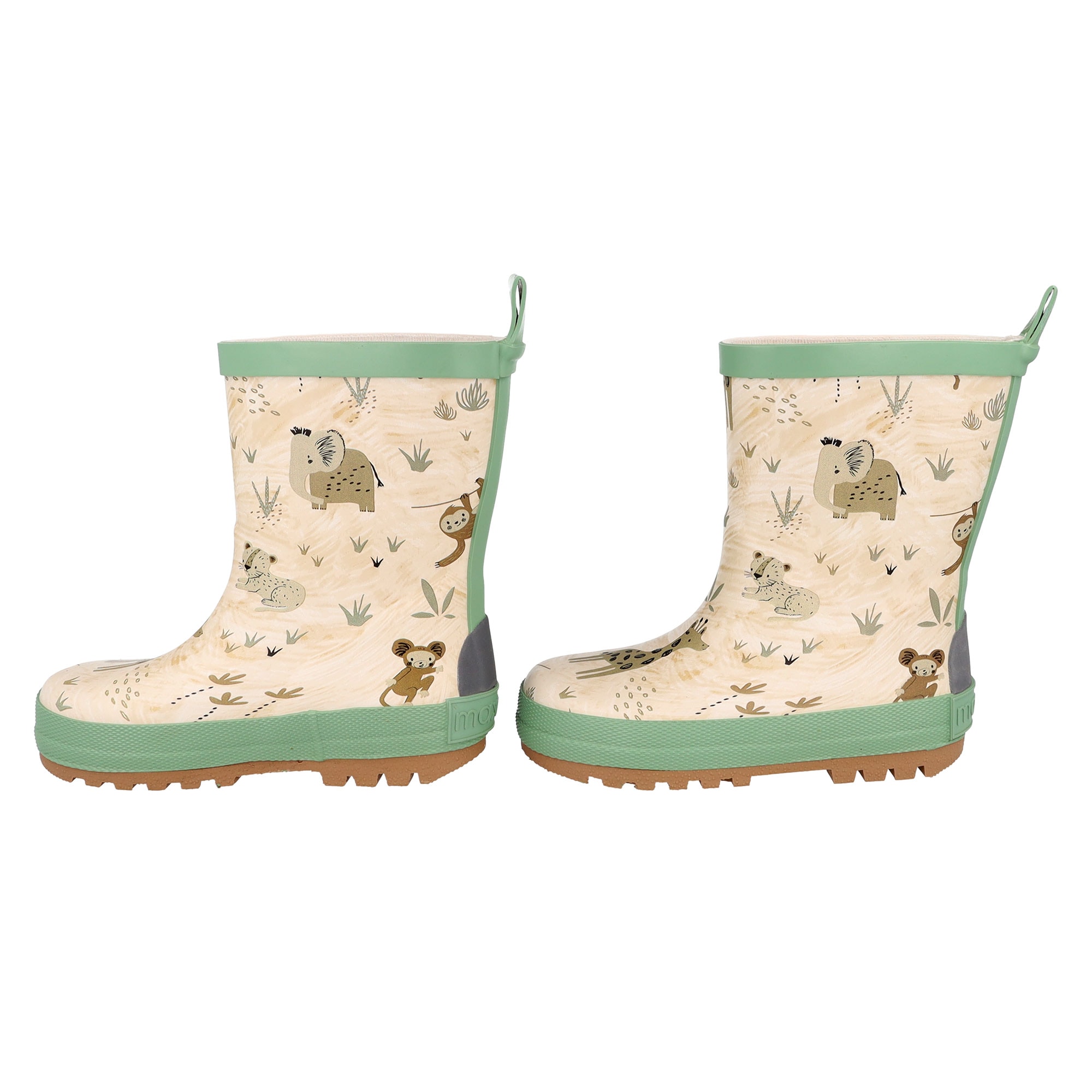 MAXIMO Gummistiefel  2 tlg.  Allover-Print, gefüttert, reflektierende Details