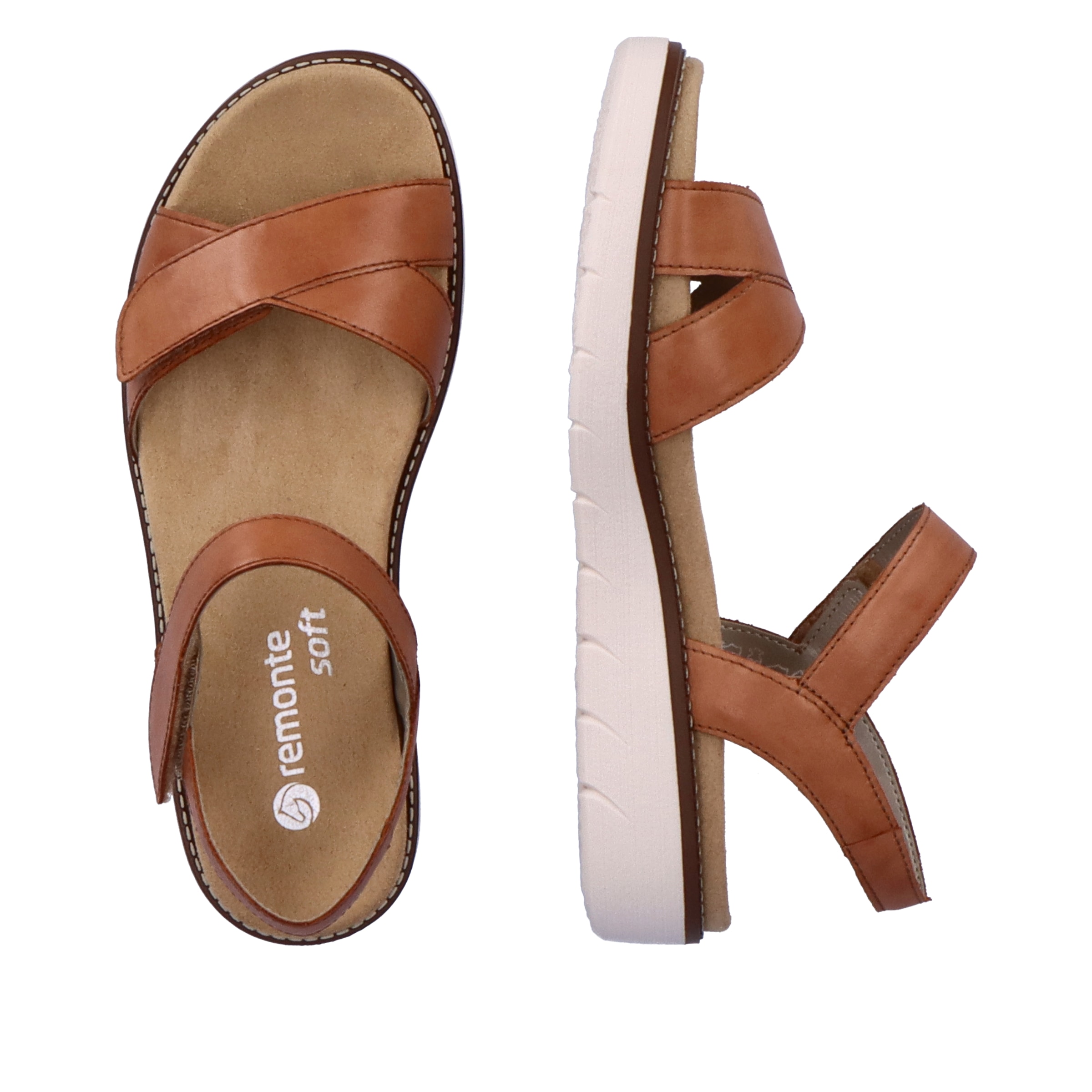 Remonte Riemchensandale  , Plateau, Sommerschuh, Sandalette mit Lite ´n Soft Ausstattung