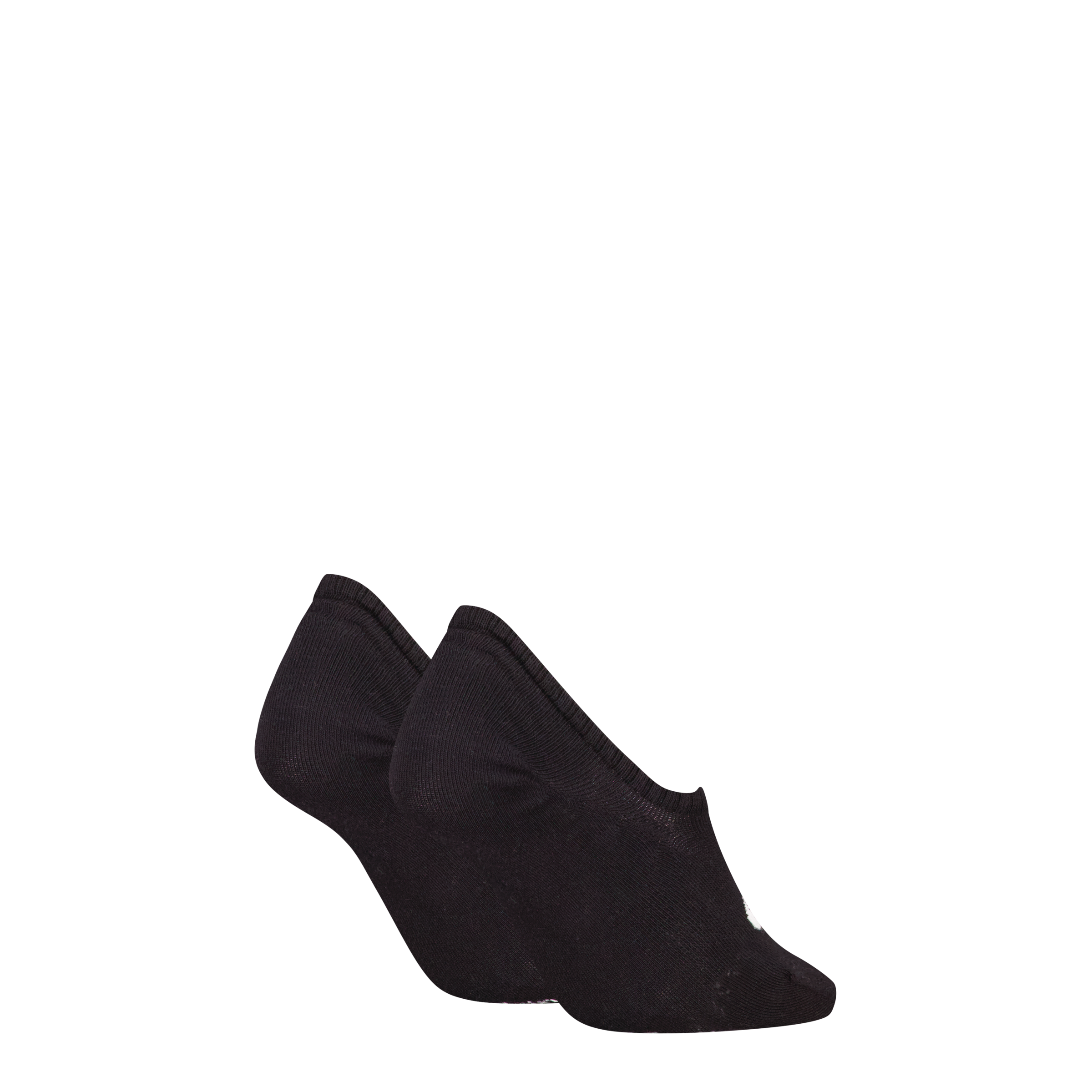Calvin Klein Jeans Füsslinge »CKJ WOMEN FOOTIE HIGH CUT 2P MONOGRAM«, (2 Paar), Mit grosser Logostickerei vorn