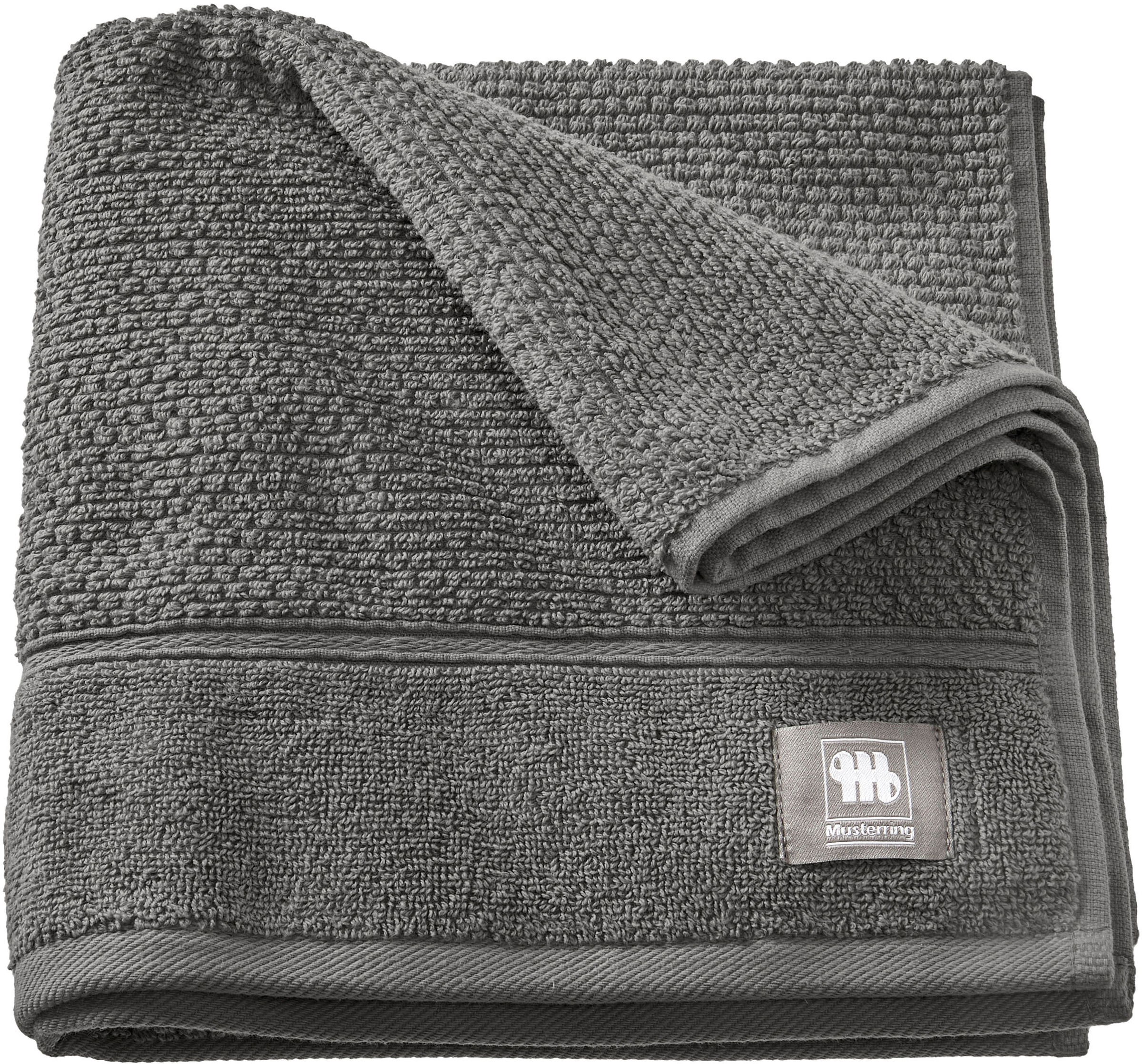 Musterring Handtuch »Solid«, (1 St., Handtuch 50 x 100 cm), hautschmeichelnde Airtouch Qualität