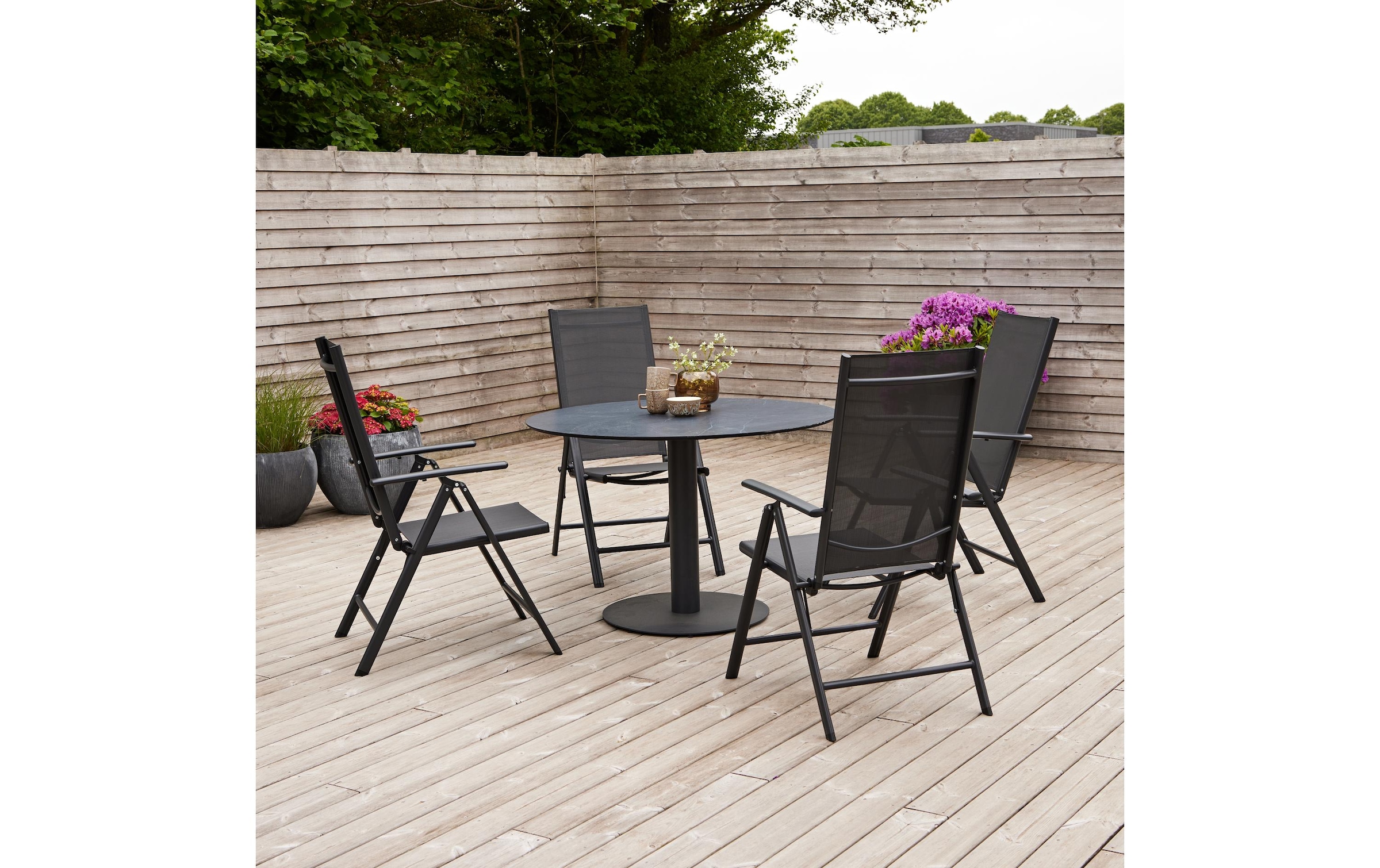 Schou Gartenstuhl »Liv 6 Positionen« () Verstellbarer Gartenstuhl