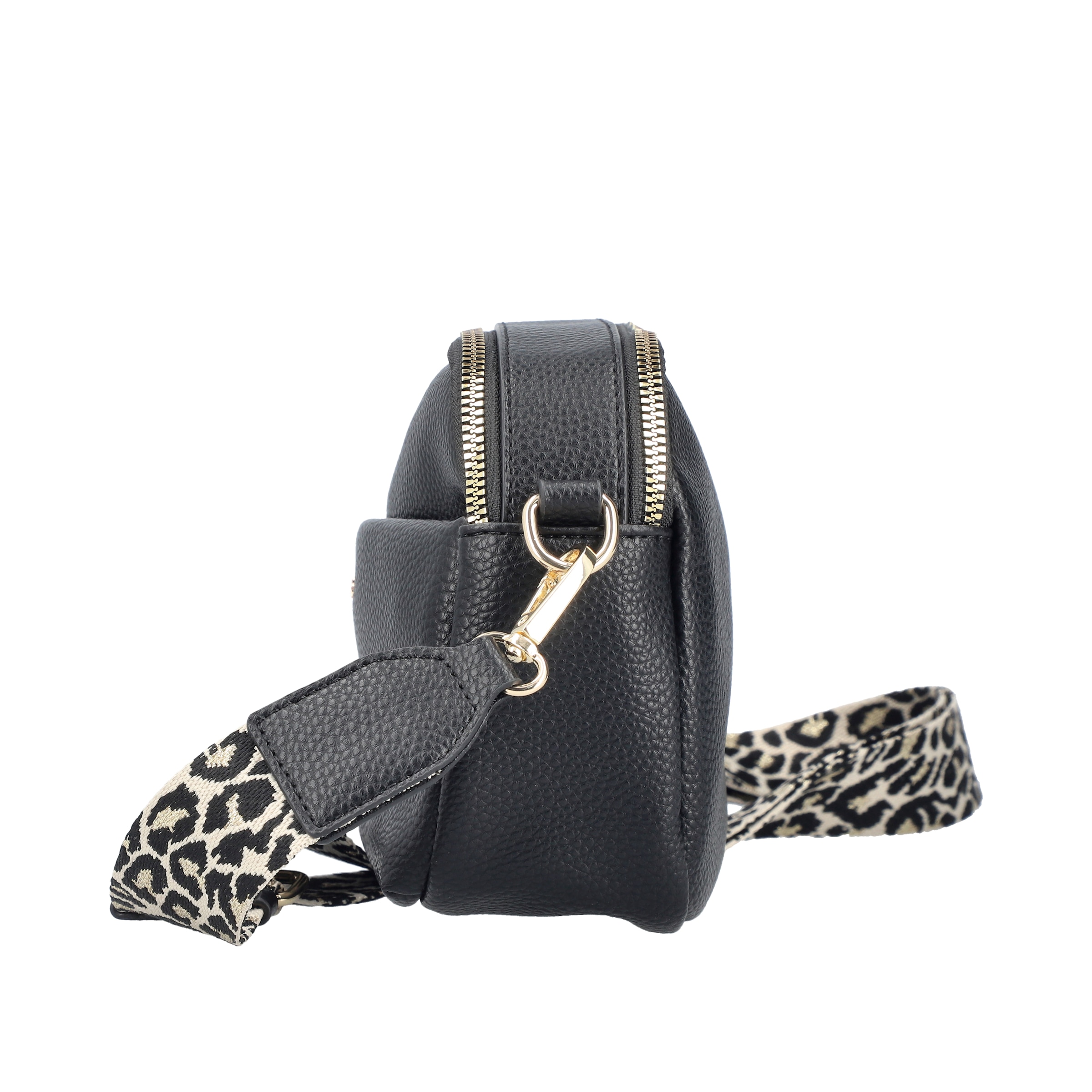 Rieker Umhängetasche Damen Schultertasche, Handtasche mit zwei Reissverschlüssen