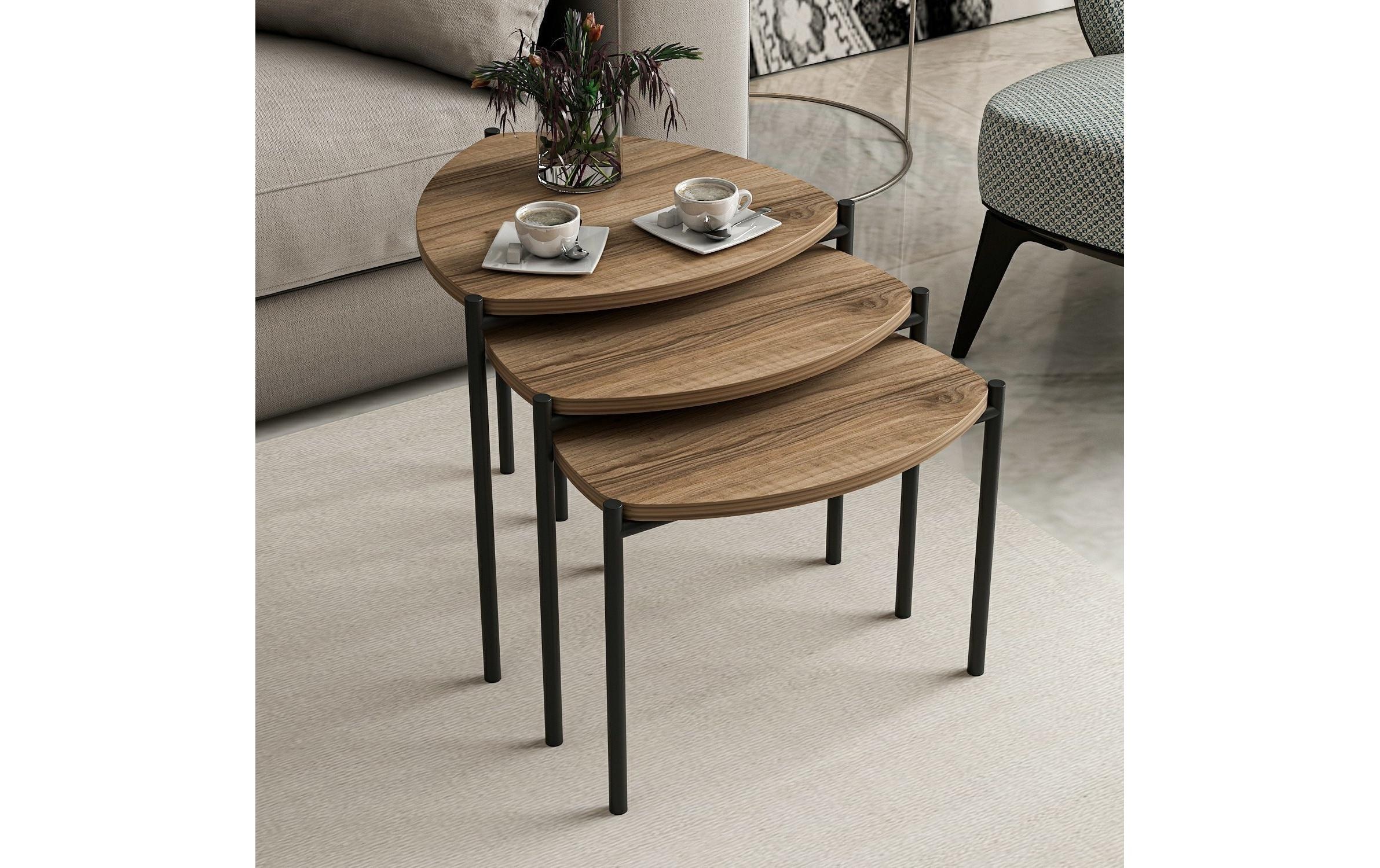 WOODY FASHION Beistelltisch »Lenny 45 x 45 cm«