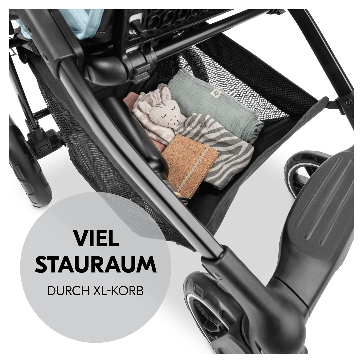 Hauck Kinder-Buggy »Shop N Care, Dusty Blue« 22 kg bis 22 kg belastbar; kompatibel mit Babyschale