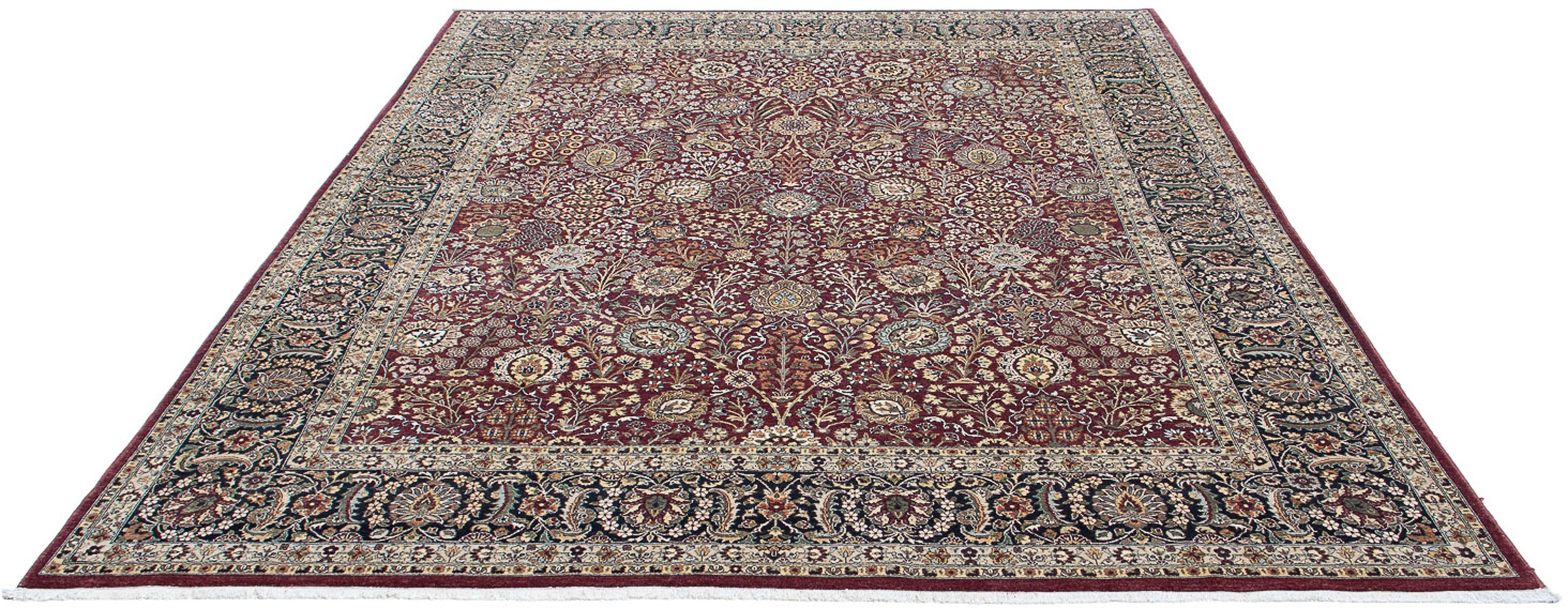 Image of morgenland Orientteppich »Ziegler - 300 x 245 cm - dunkelrot«, rechteckig, 6 mm Höhe, Wohnzimmer, Handgeknüpft, Einzelstück mit Zertifikat bei Ackermann Versand Schweiz