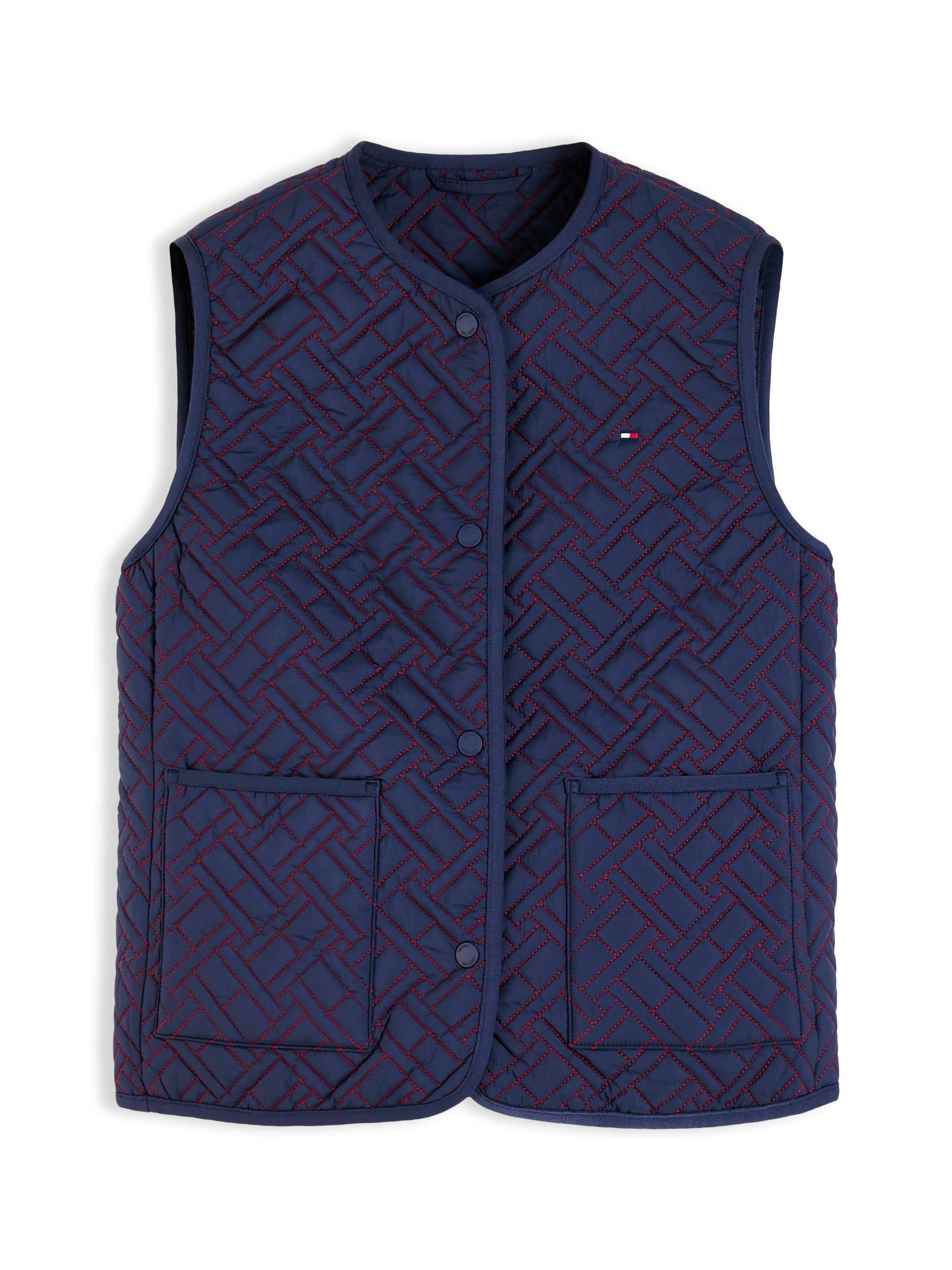 Tommy Hilfiger Gilet matelassé »QUILTED LINER VEST« Kunstfaser