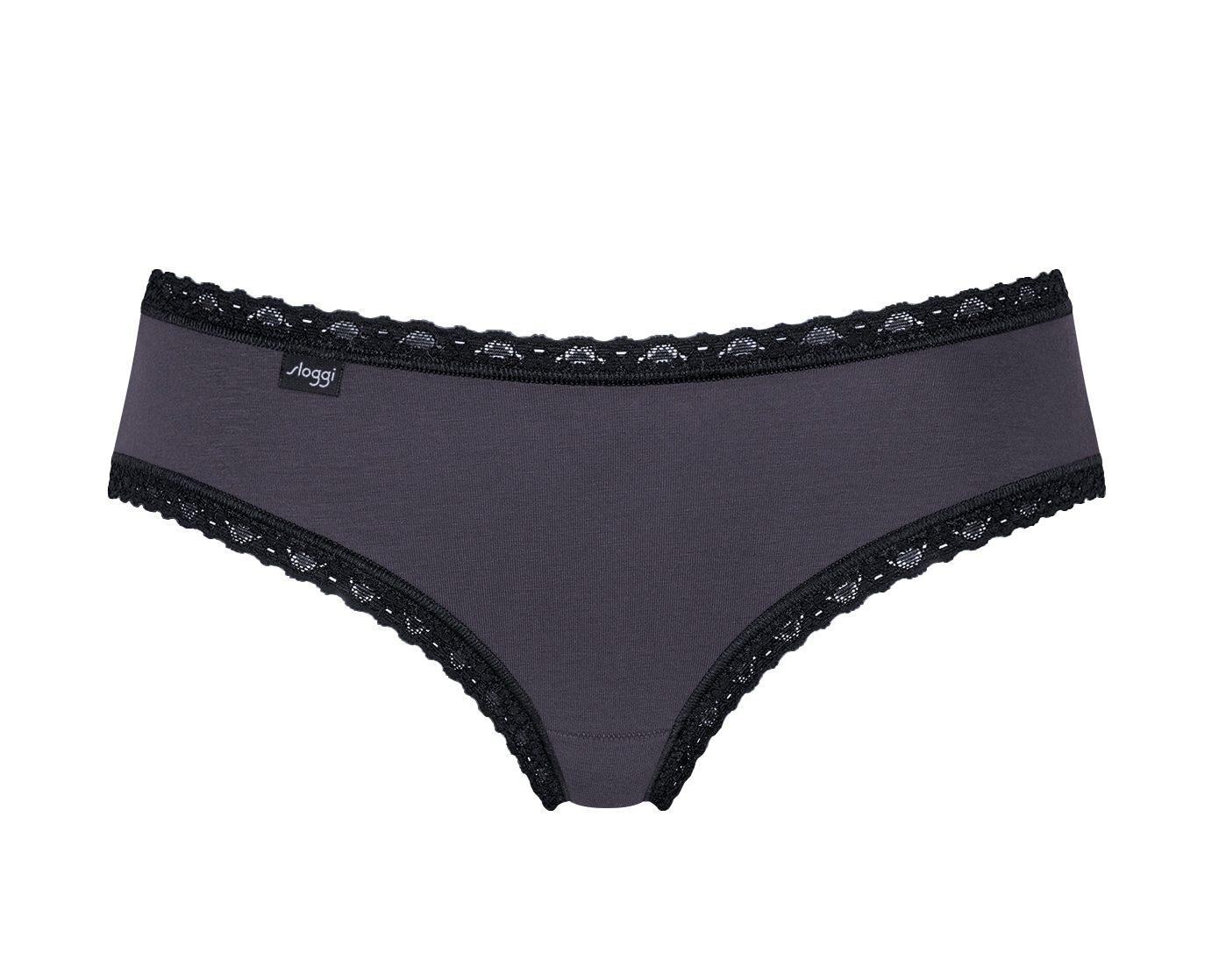 sloggi Panty »24/7 Weekend Hipster C3P«, (Packung, 3 St.), mit zarter Spitzeneinfassung