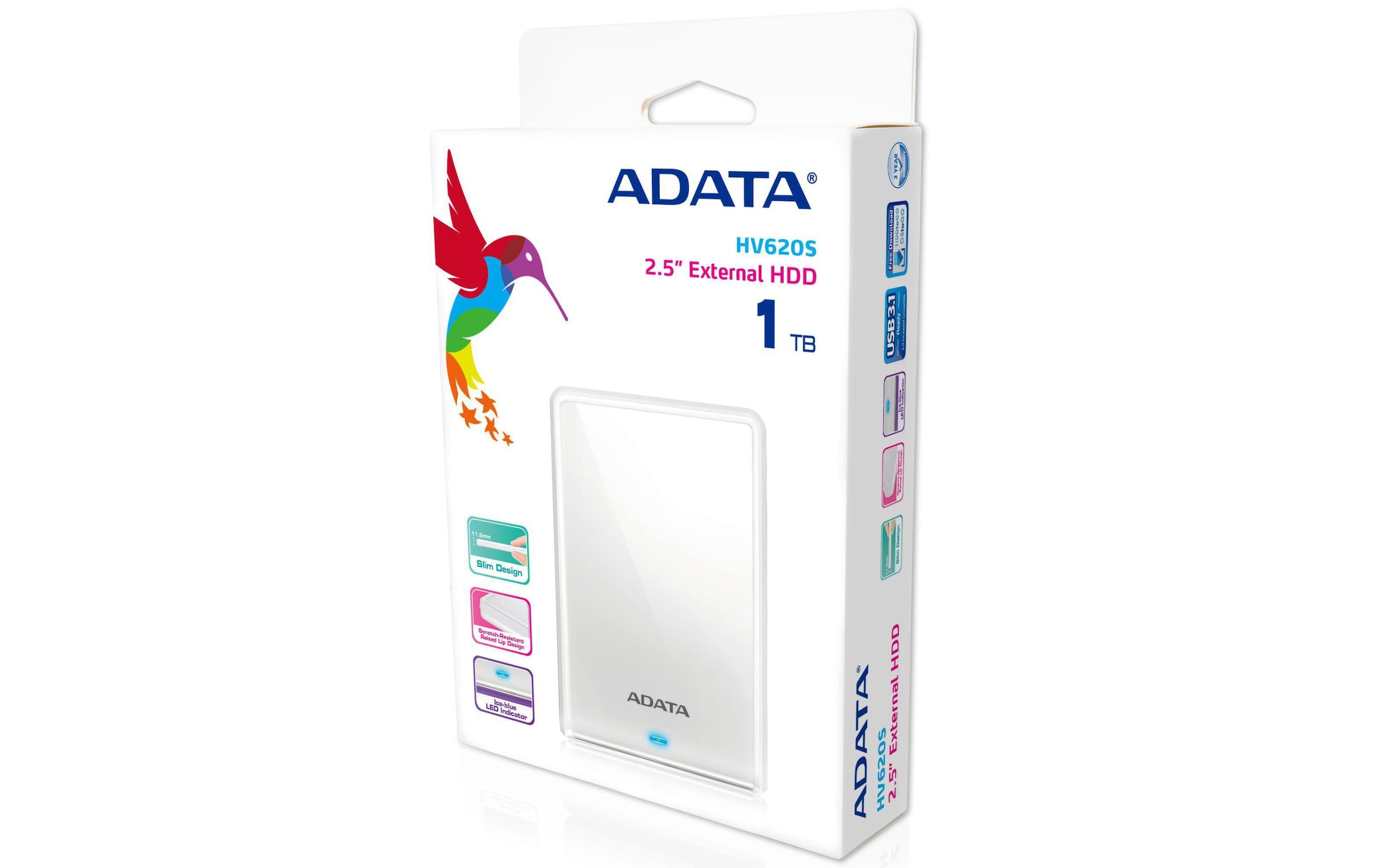 ADATA externe HDD-Festplatte »HV620S 2 TB«