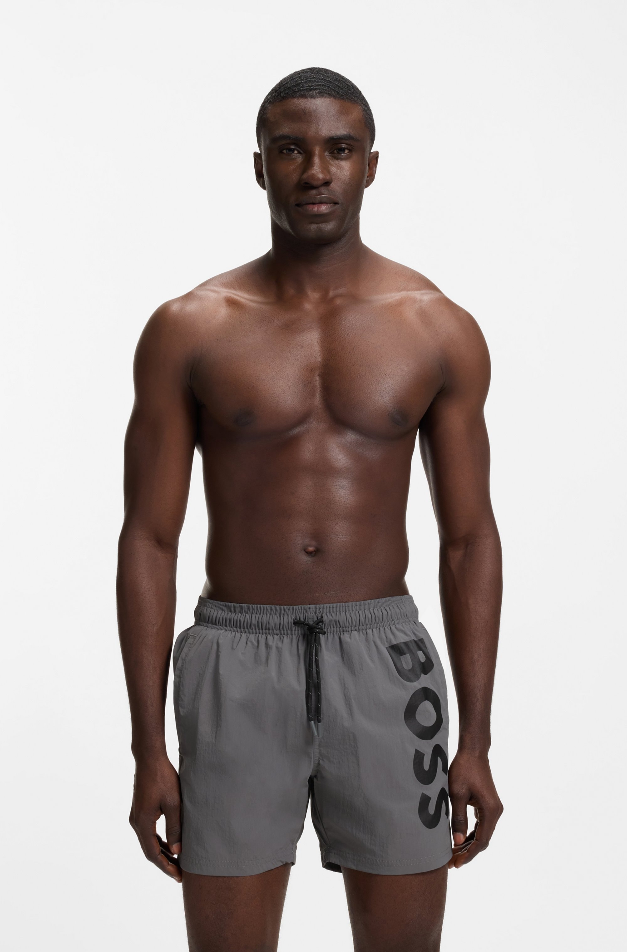 Image of BOSS Badeshorts "Octopus" Mit BOSS Logoschriftzug, elastischer Taillenbund mit Kordel
