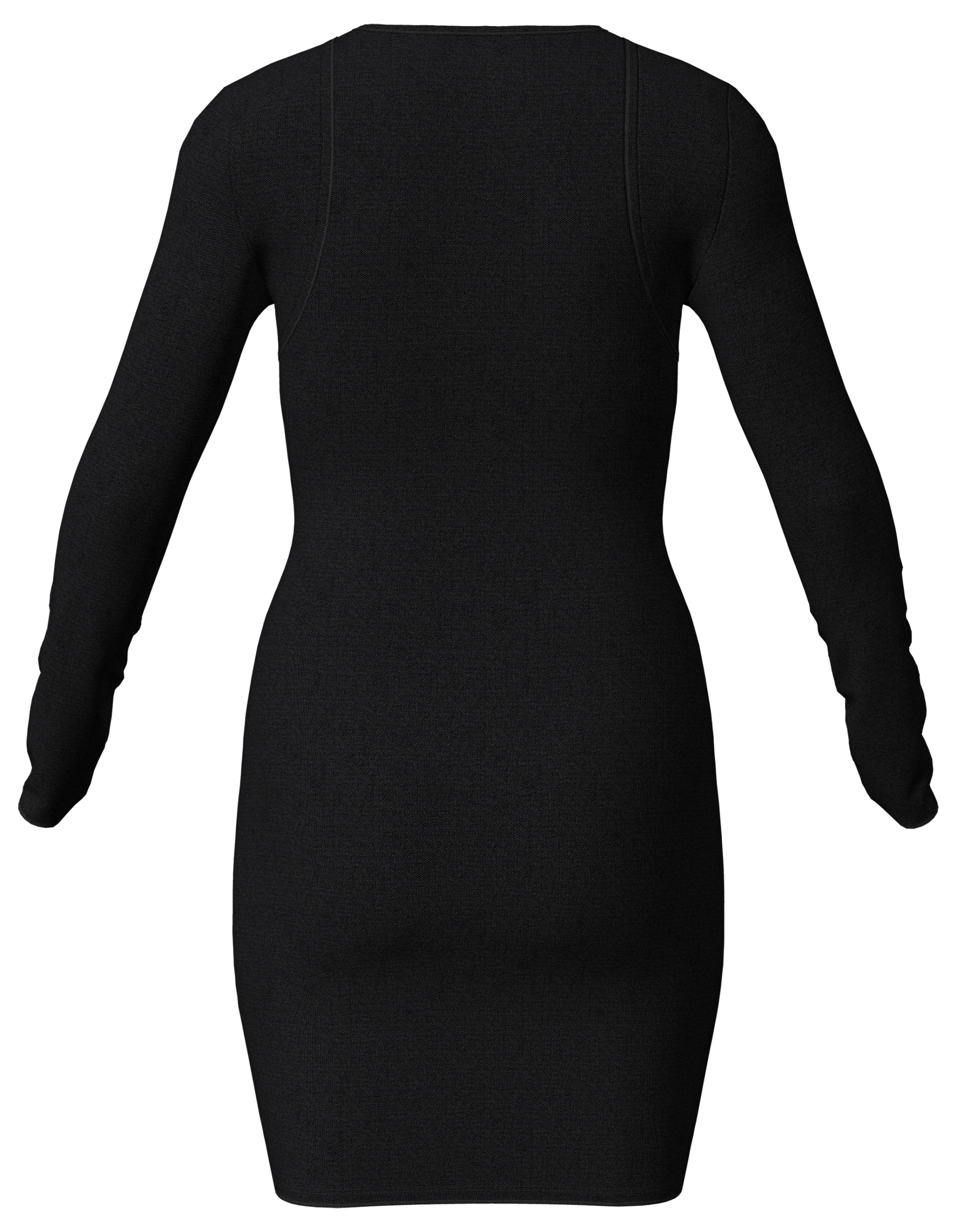 Calvin Klein Jeans Minikleid Ohne Tasche Körpernahe Passform mit Rundhalsausschnitt