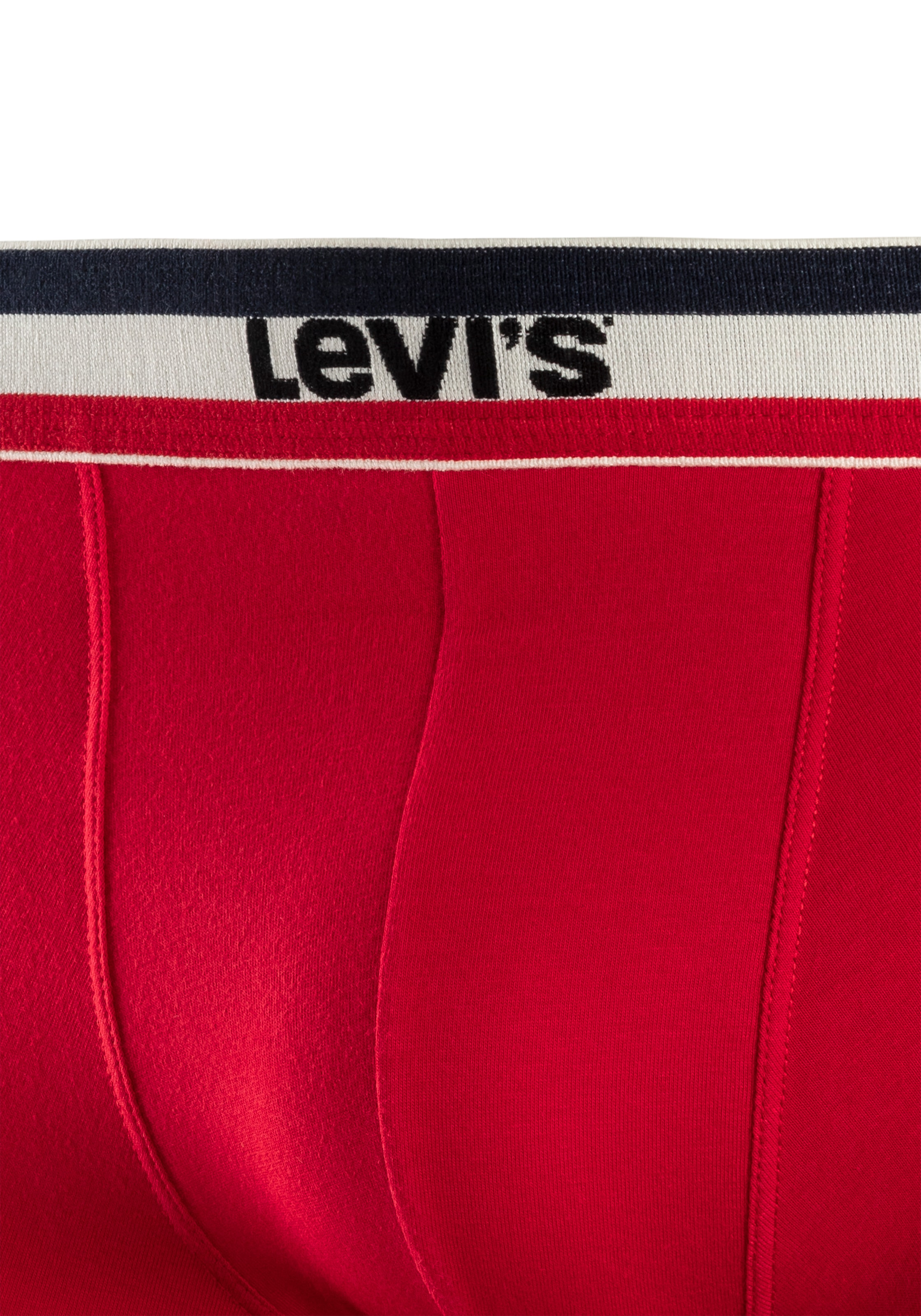 Levi's® Boxer, (Packung, 3er-Pack), mit kontrastierendem Logo-Bund