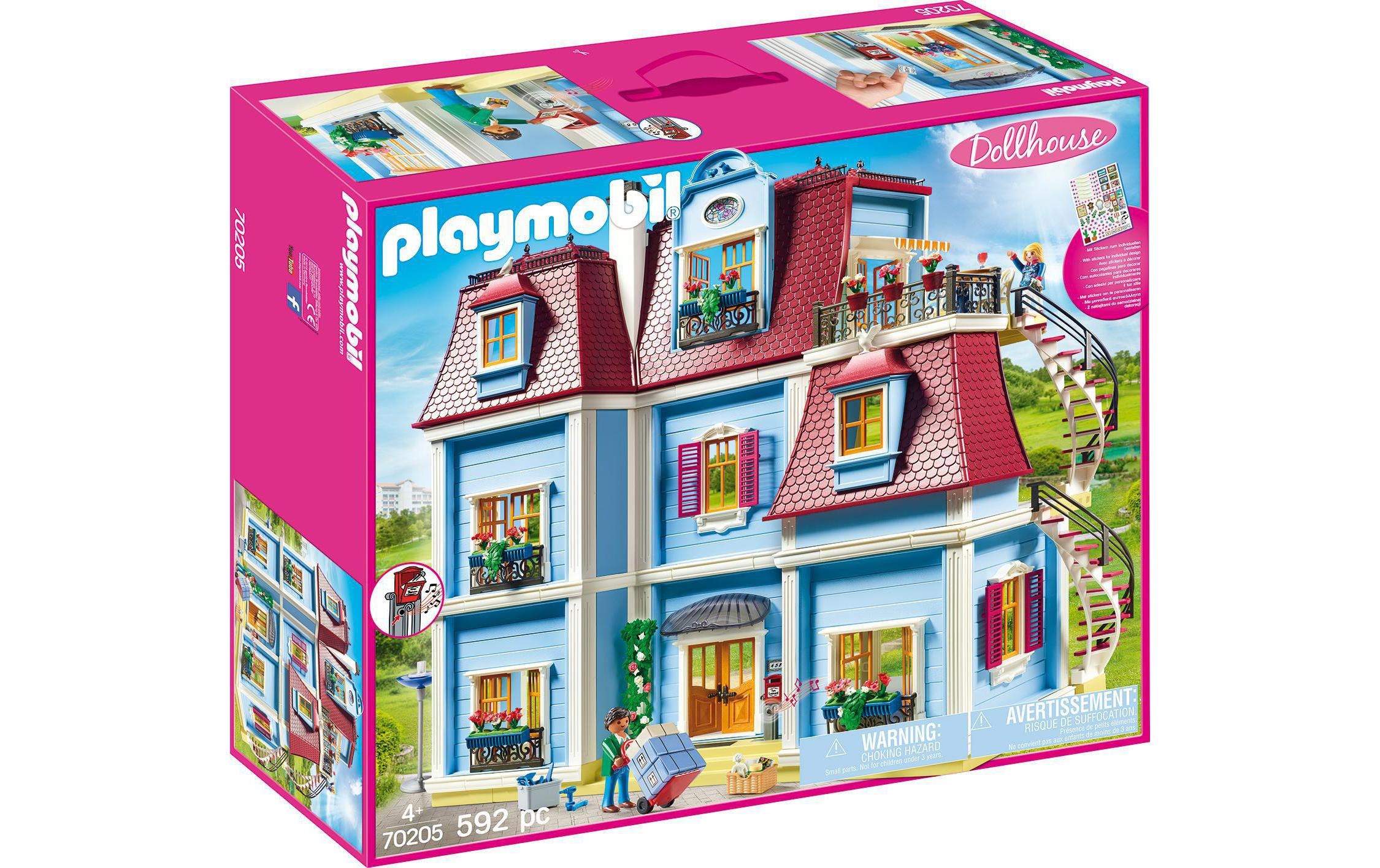 Image of Playmobil Spielbausteine "Dollhouse Mein Grosses Puppenhaus 70205"