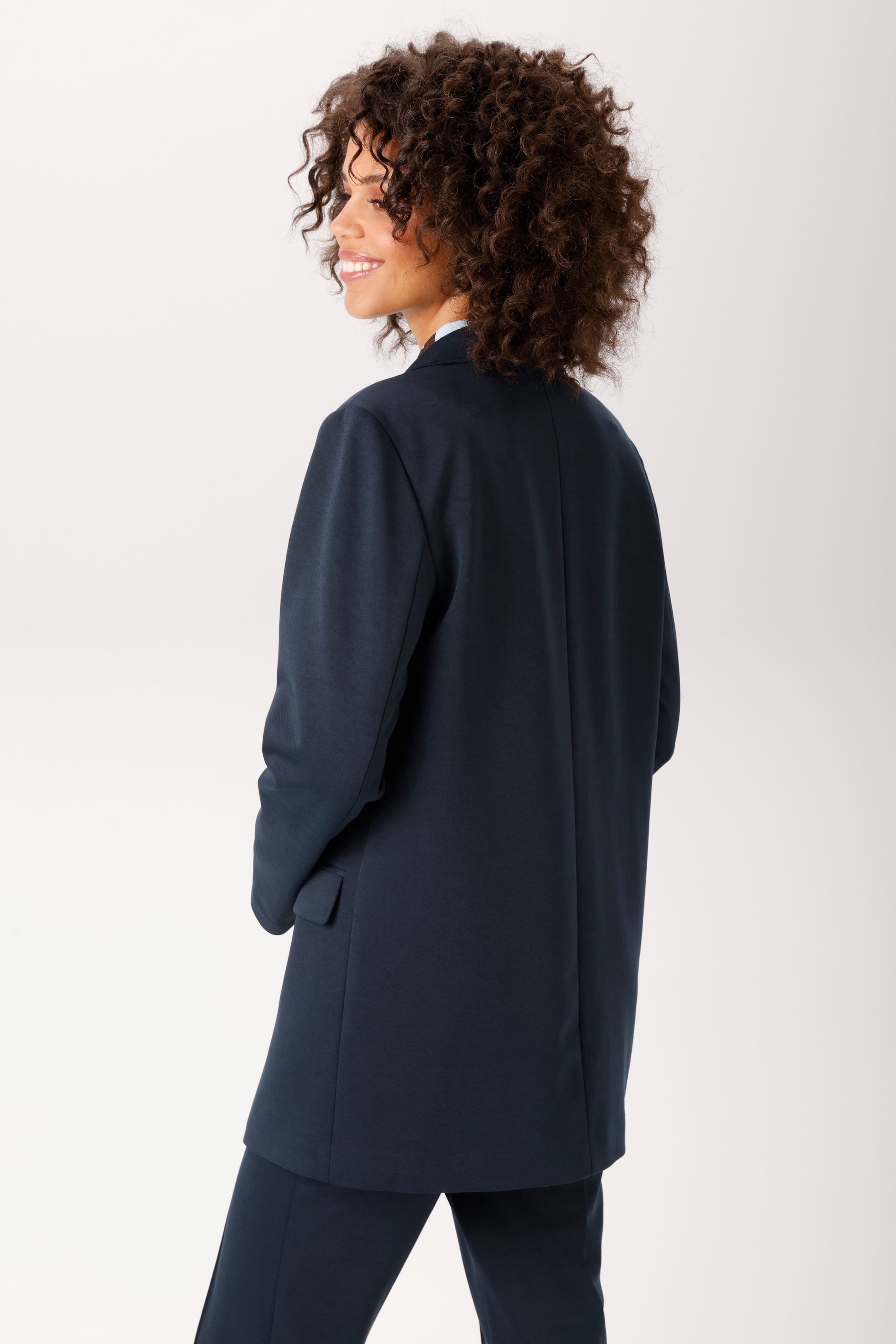 Aniston CASUAL Blazer long avec col à revers