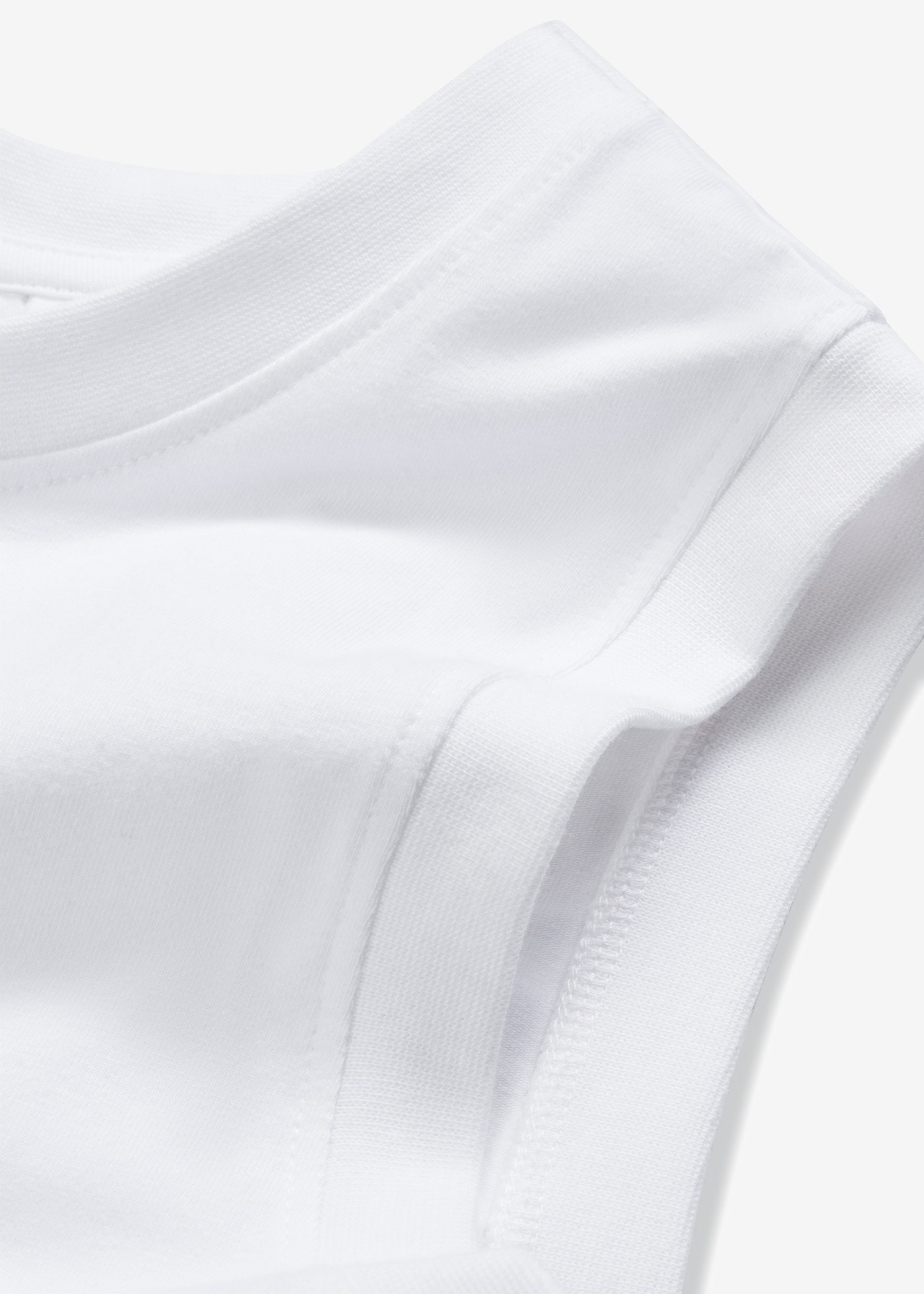 bonprix Haut de chemise »Tanktop mit reiner Baumwolle« coupe étroite, col montant, sans manches