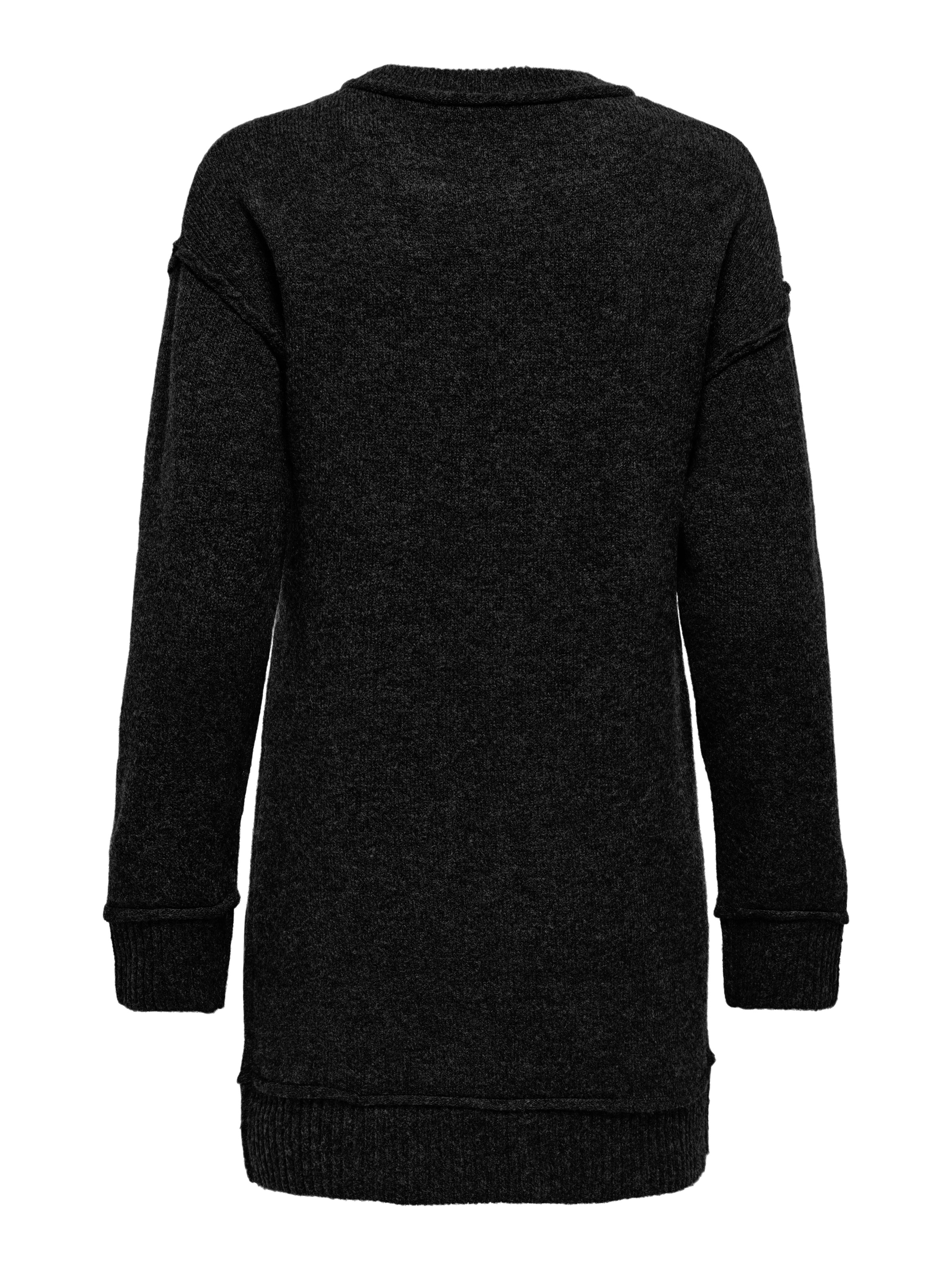 ONLY Robe midi »ONLHAZEL LS O-NECK DRESS BF KNT« Sommerkleid