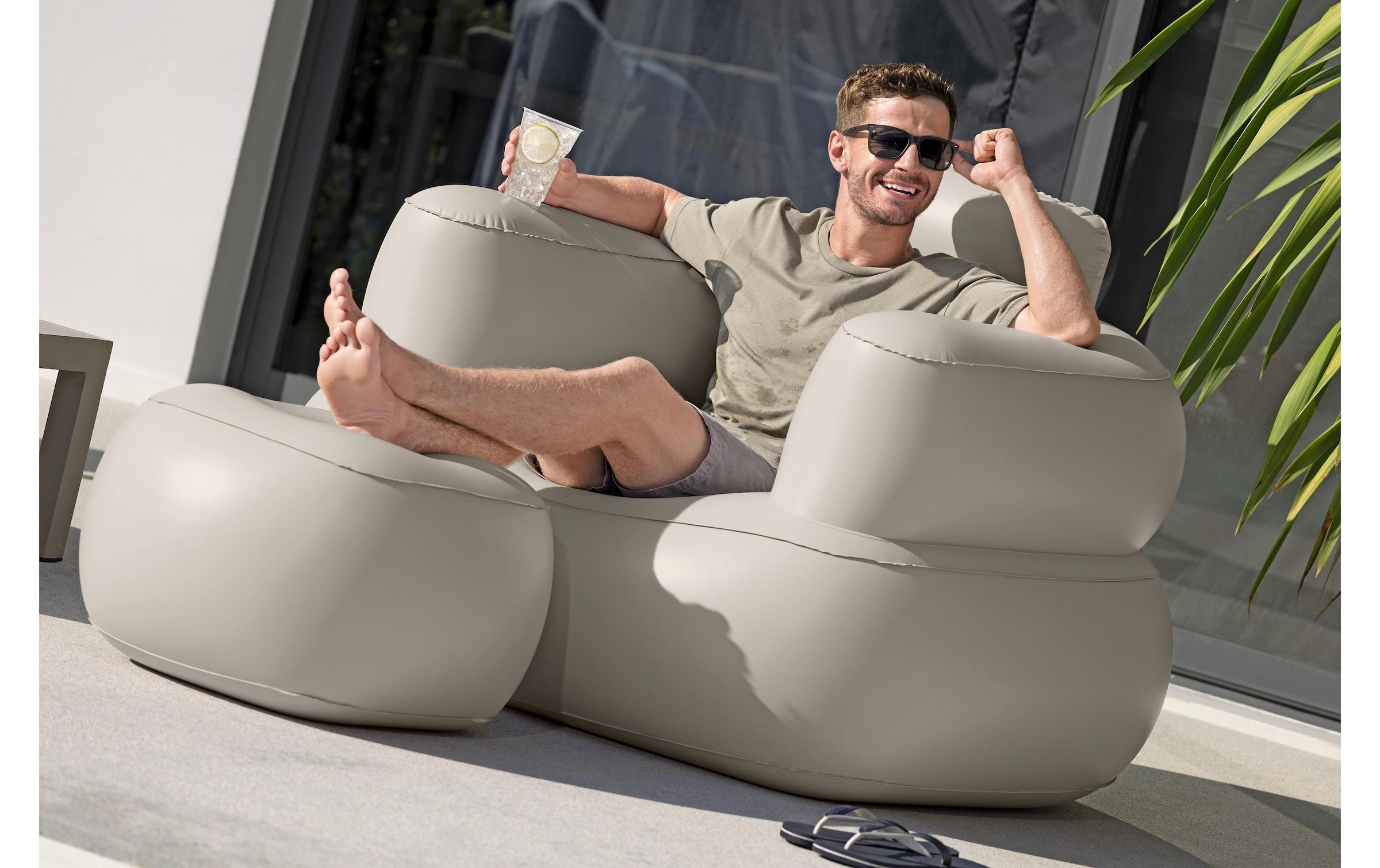 Bestway Luftsessel »Lounger assortiert, 107 x 99 cm«
