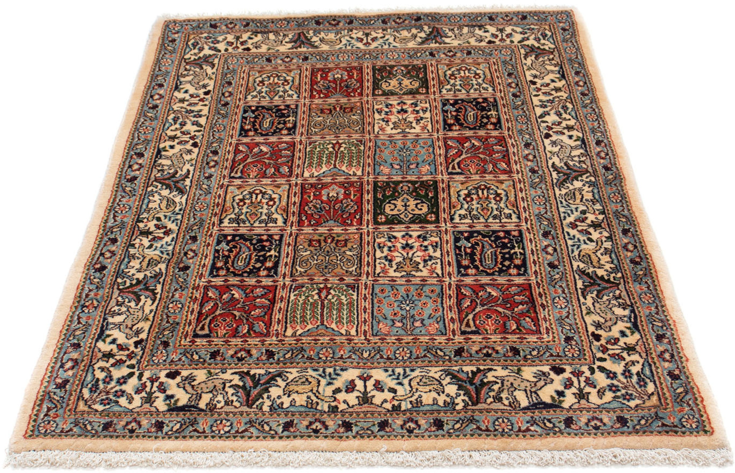 Image of morgenland Orientteppich »Perser - Classic - 145 x 98 cm - mehrfarbig«, rechteckig, 10 mm Höhe, Wohnzimmer, Handgeknüpft, Einzelstück mit Zertifikat bei Ackermann Versand Schweiz