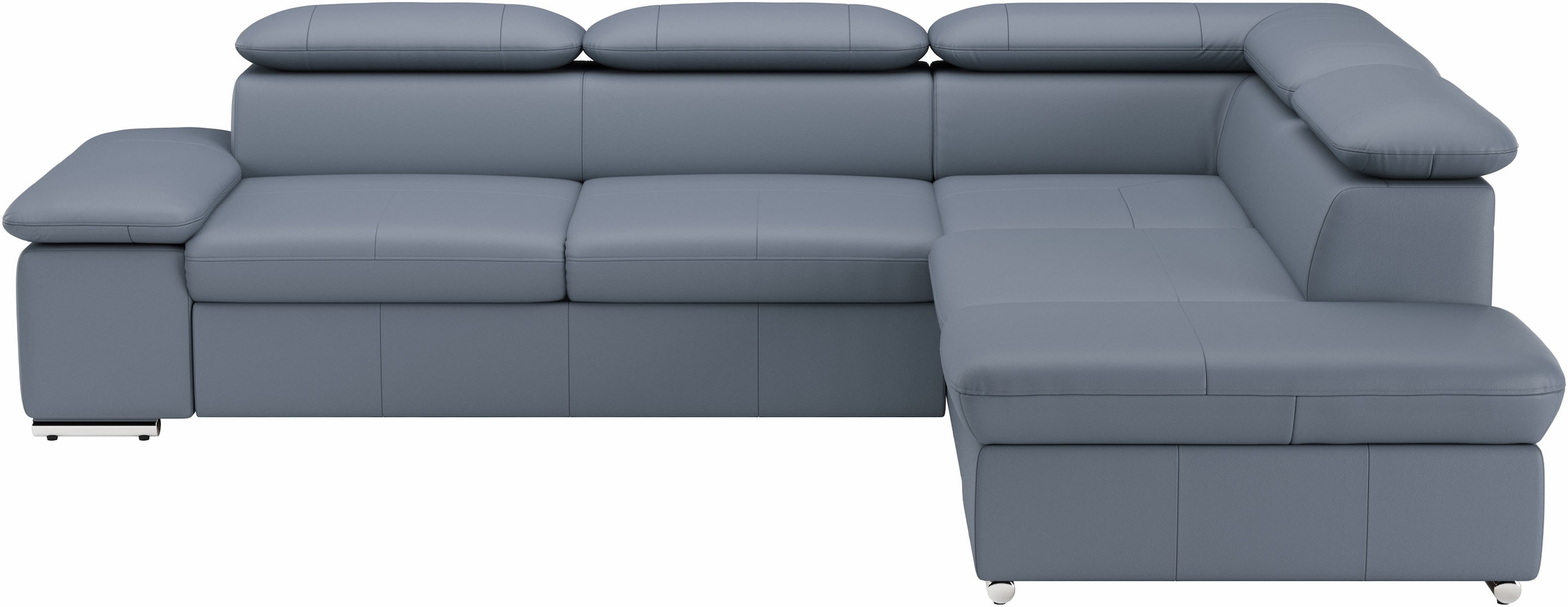 Image of sit&more Ecksofa "Valantine L-Form, B: 272 cm, Leder, mit Arm- und Kopfteilverstellung" mit Schlaffunktion, Komfortsofa, modern