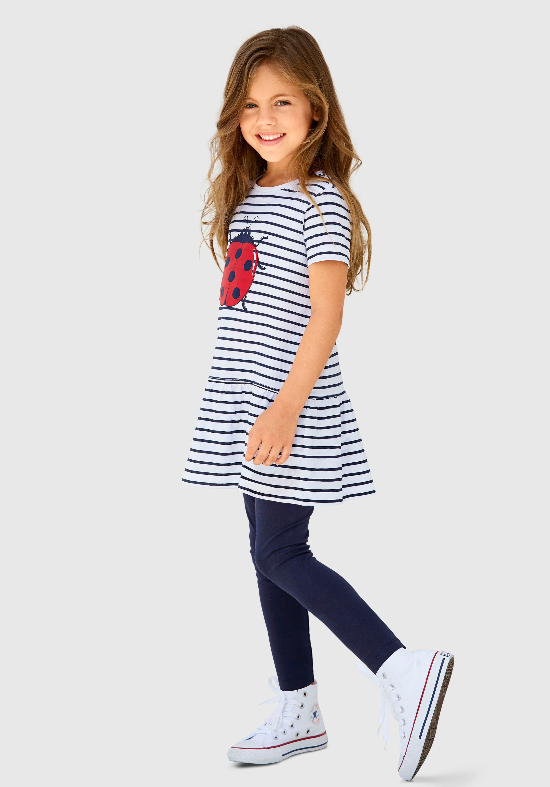 Image of KIDSWORLD Longshirt & Leggings, (Set, 2 tlg.), mit niedlichem Marienkäfermotiv bei Ackermann Versand Schweiz