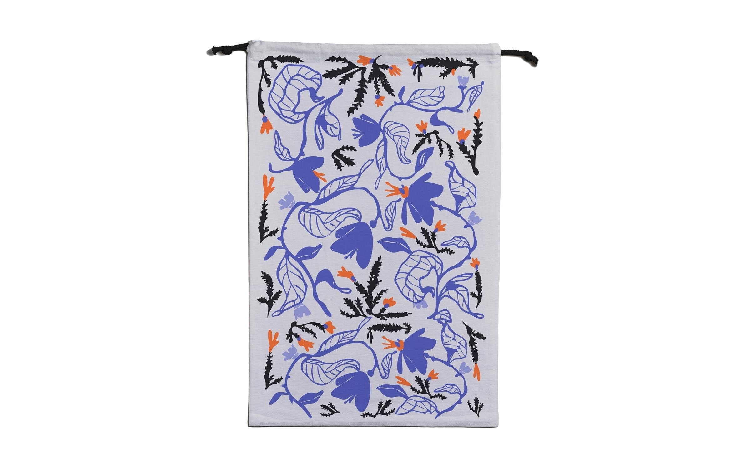 Image of Wäschesack "Chic Mic black fern 40 x 60 cm, 20 L"