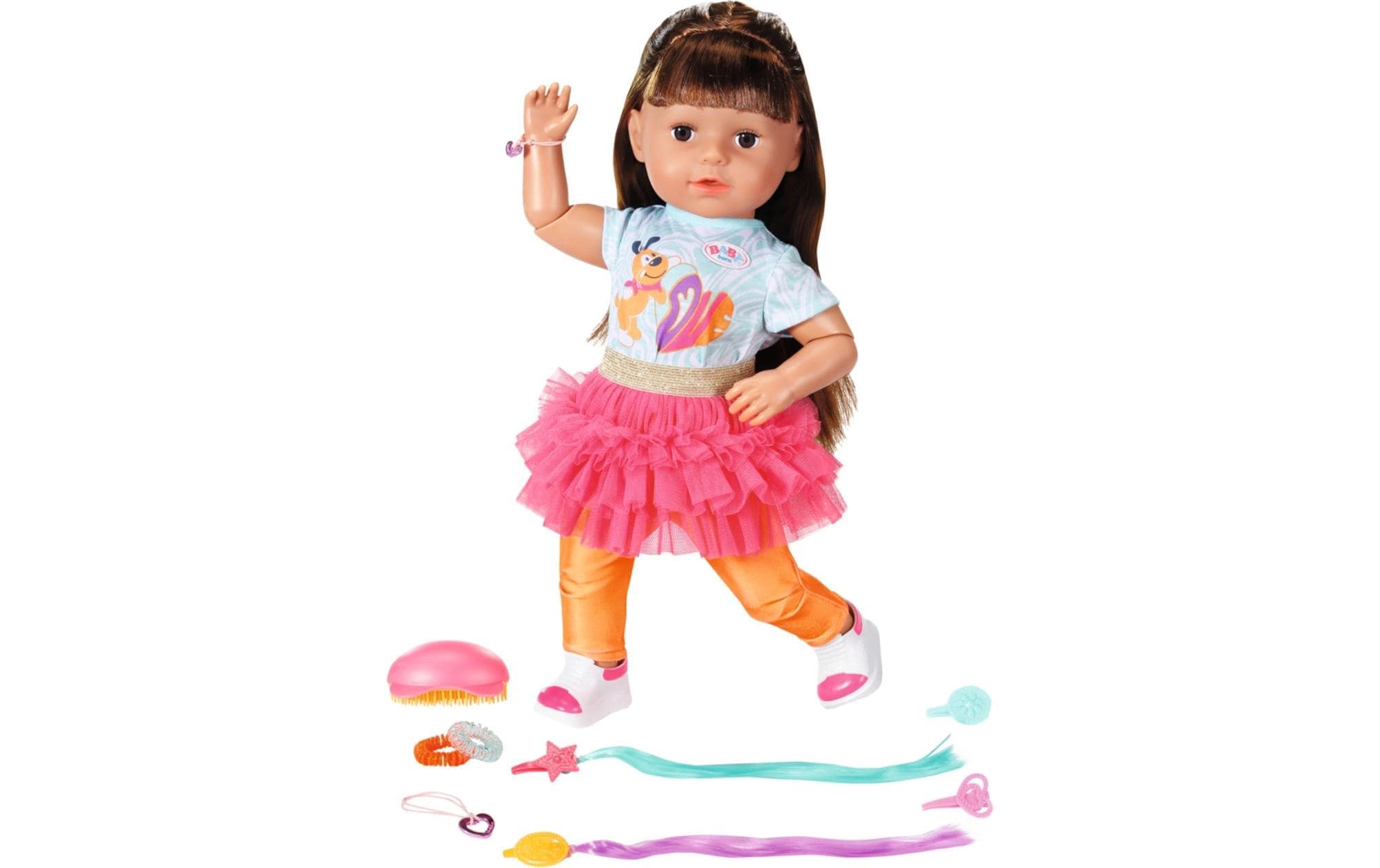 Baby Born Anziehpuppe »Sister Play & Style 43 cm brunette«