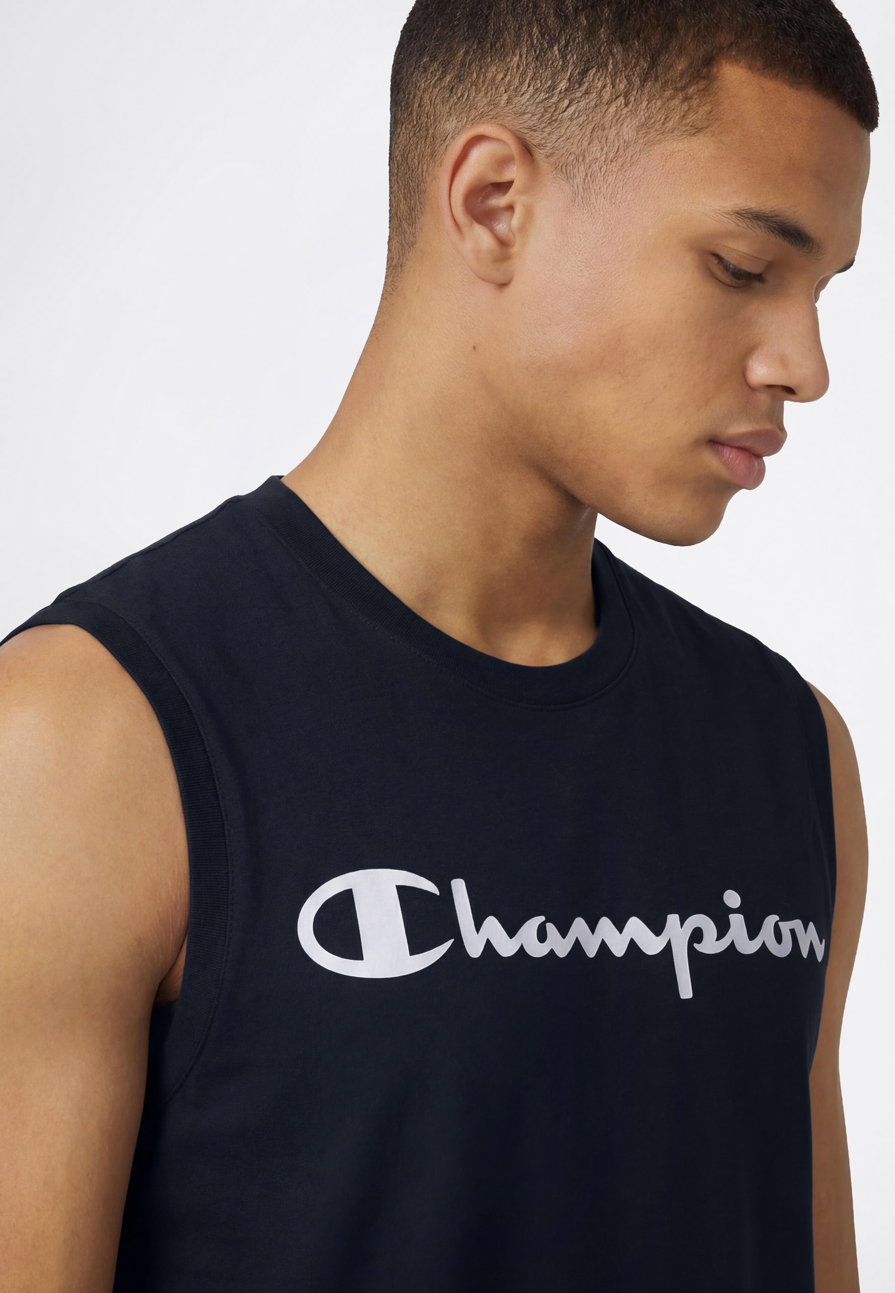 Champion Débardeur »BASICS Sleeveless T-Shirt Large Logo« 1 pièces sportliche Schnittform, sportlicher Stil, mit Rundhalsausschnitt