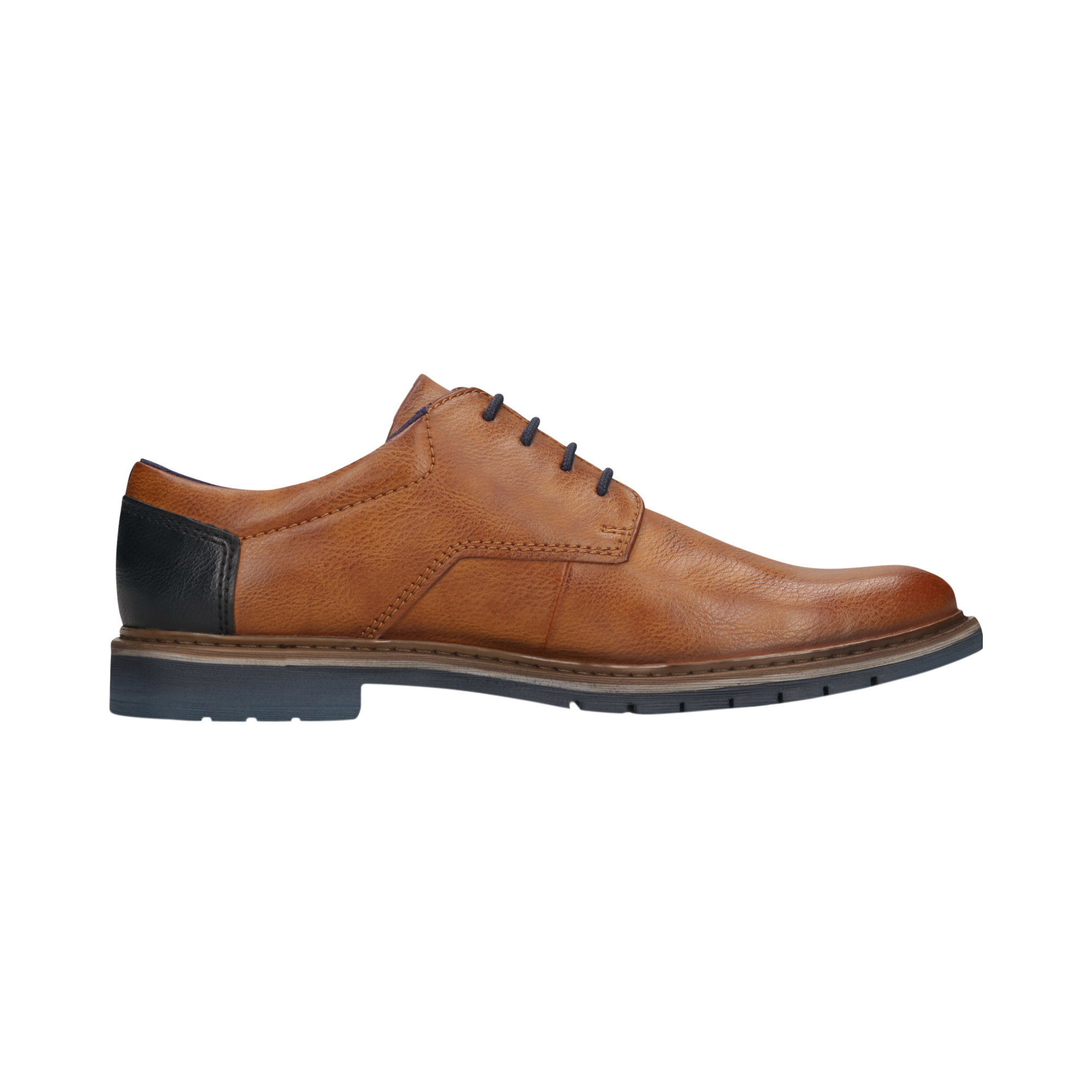 bugatti Schnürschuh  Blockabsatz, Businessschuh, Abendschuh mit Logoprägung