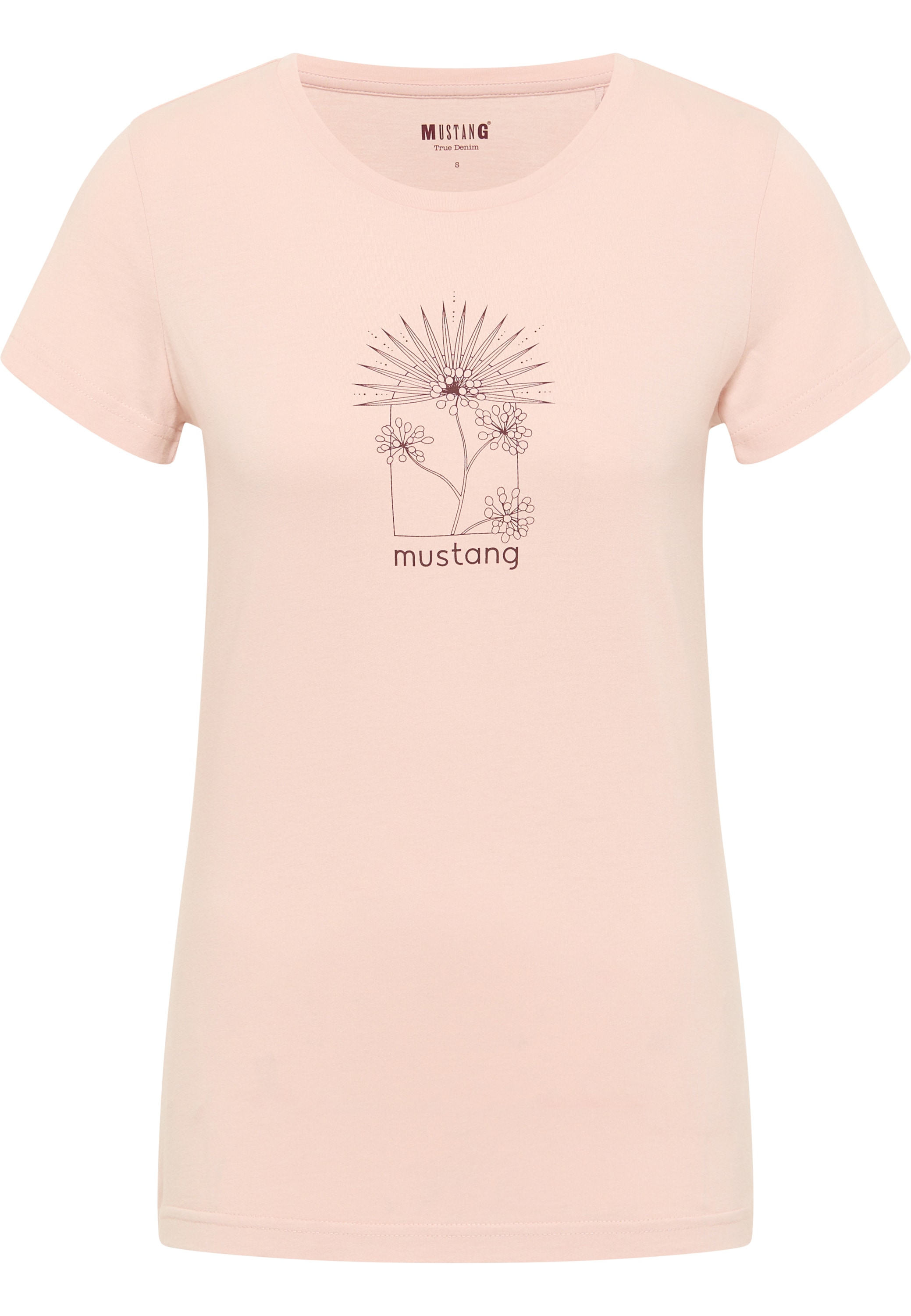 Alexia Kurzarmshirt »Mustang ♕ T-Shirt Print« bestellen versandkostenfrei Style MUSTANG C