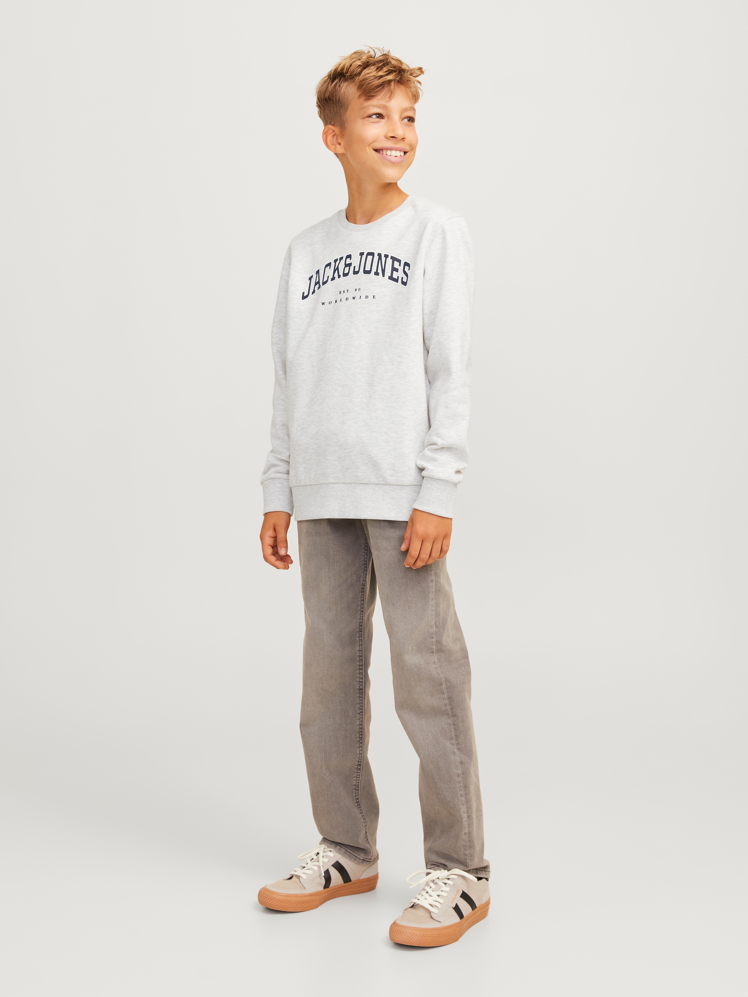 Jack & Jones Junior Sweatshirt »JJECALEB VARSITY SWEAT CREW NECK SN JNR«