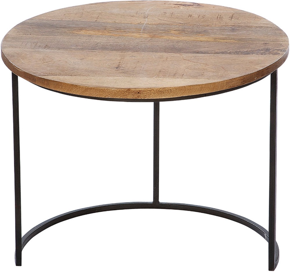 GILDE Beistelltisch "2er Set Beistelltisch rund Camara" 2 Stk. tlg. Wohnzimmertisch, Beistellmöbel, Couchtisch, Dekotisch, Tischplatte